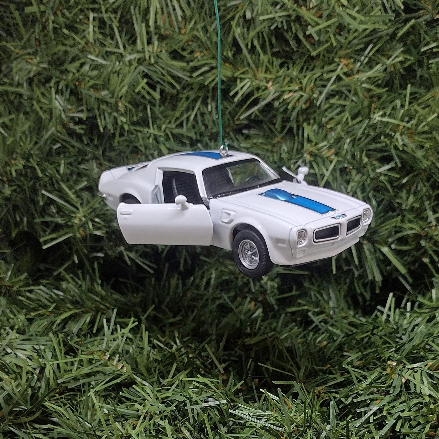 PONTIAC Firebird Trans Am 1972 Ornament Christmas Tree Decoration Fun Car Gift Unique Xmas Present White