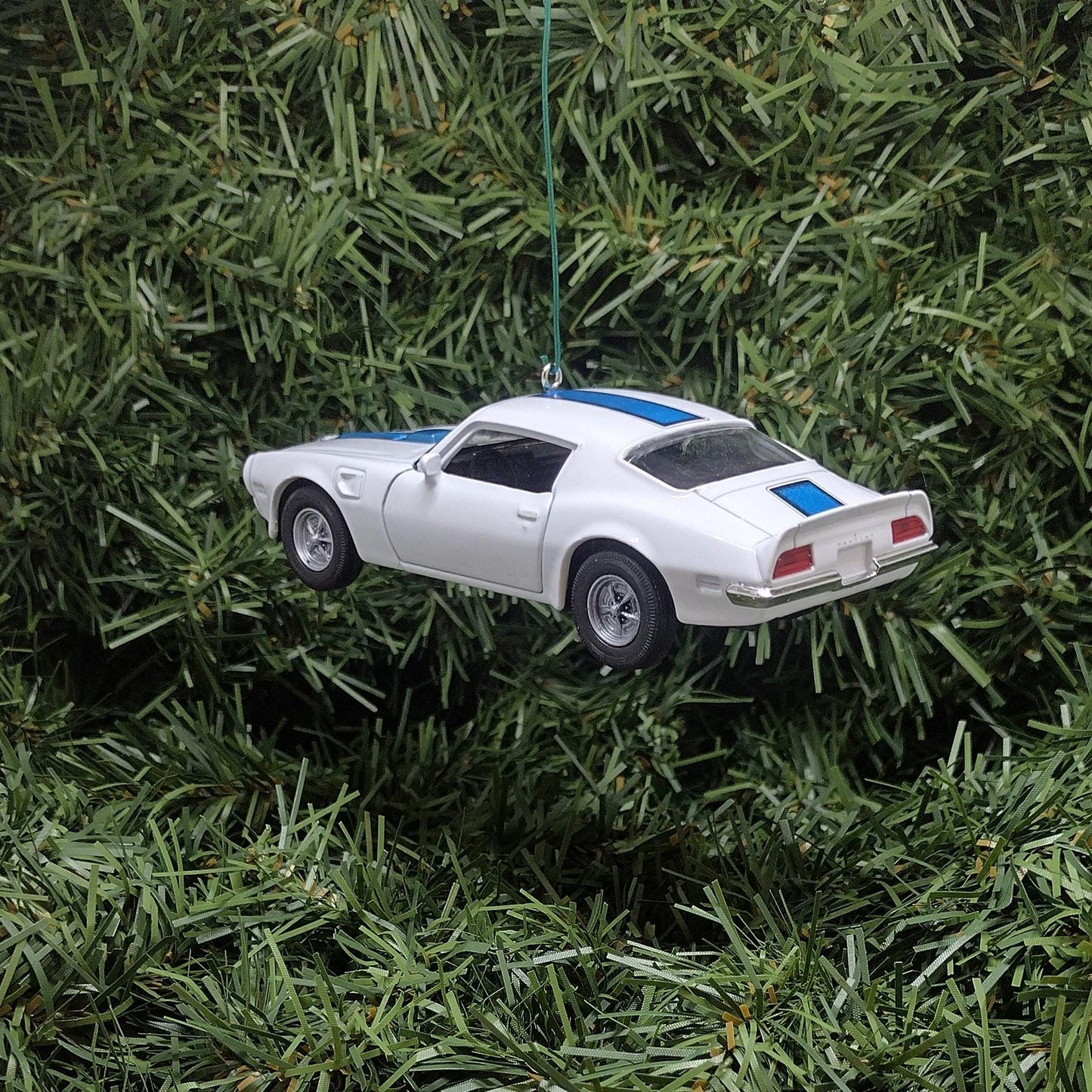 PONTIAC Firebird Trans Am 1972 Ornament Christmas Tree Decoration Fun Car Gift Unique Xmas Present White