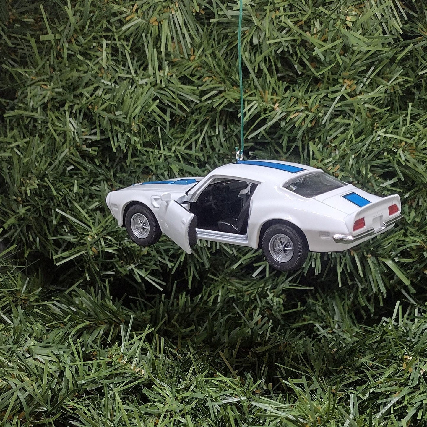 PONTIAC Firebird Trans Am 1972 Ornament Christmas Tree Decoration Fun Car Gift Unique Xmas Present White