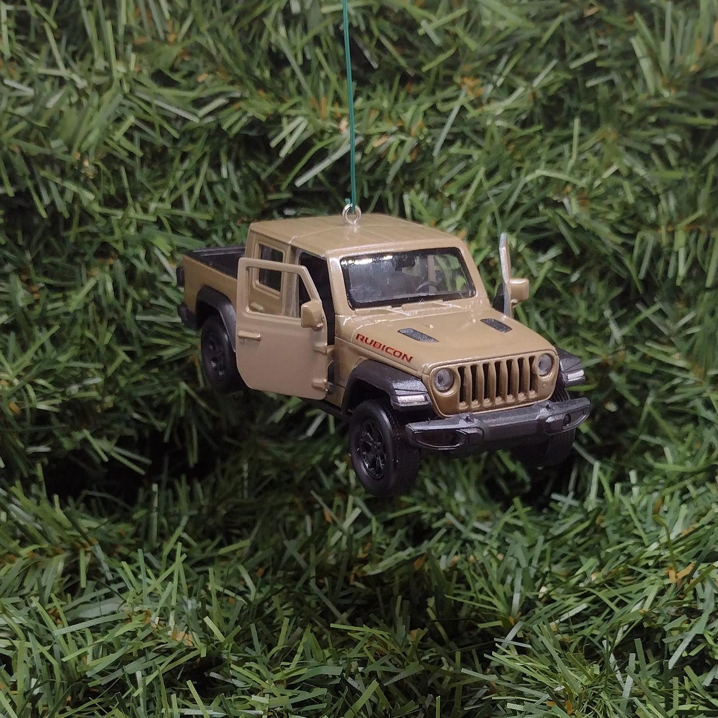 JEEP GLADIATOR Ornament Christmas Gift Idea Fun Automotive Xmas Tree Decoration 5 inch Brown 2019-2024