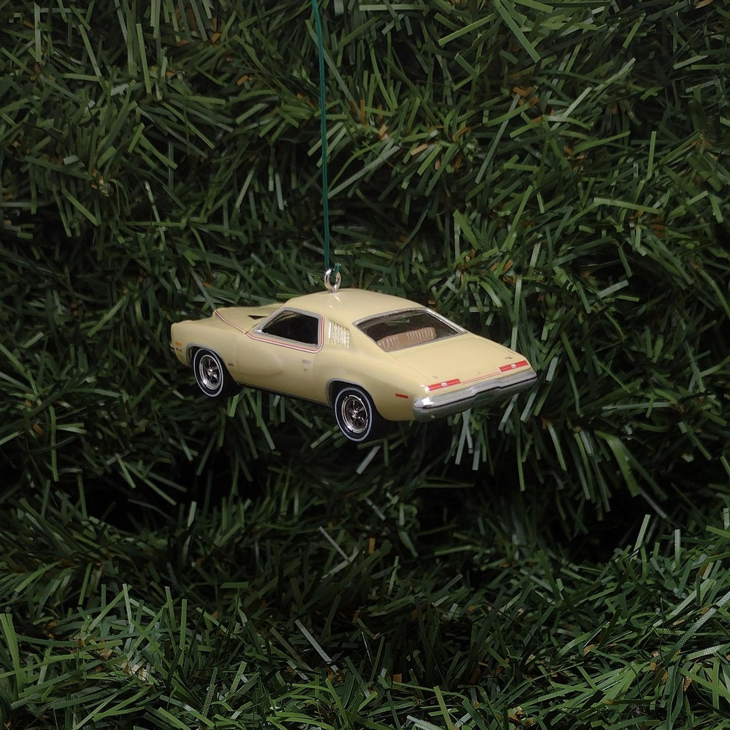 PONTIAC GRAND AM 1973 Christmas Tree Decoration Unique Xmas Gift Idea Mesa Tan Color Nicely Detailed 1974 1975