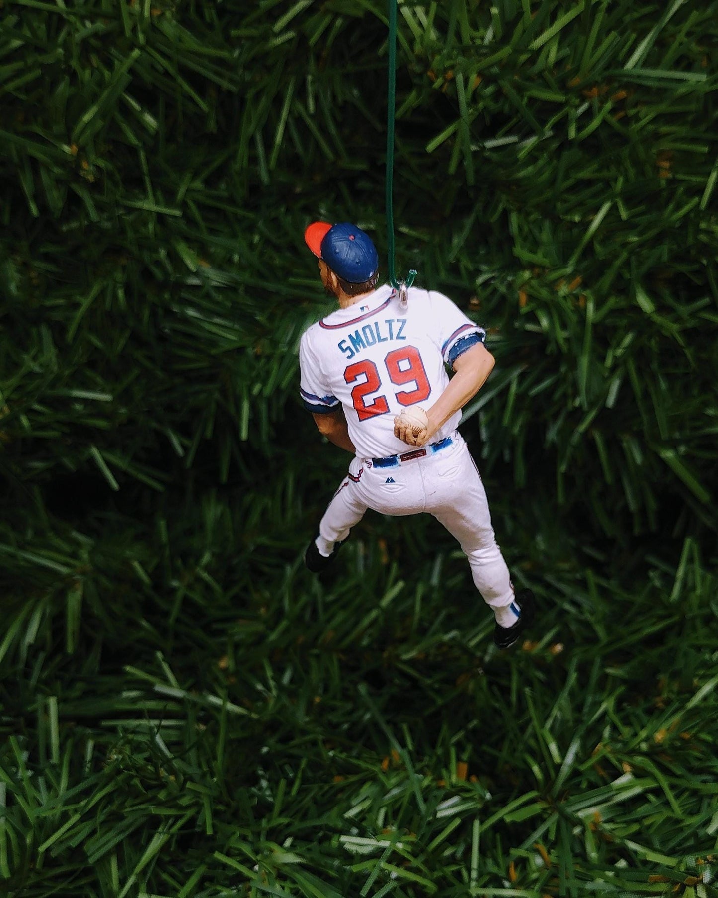 ATLANTA BRAVES Ornament Christmas Tree Decoration John Smoltz MLB Baseball Xmas Figure Unique Gift Idea 2.5 inch
