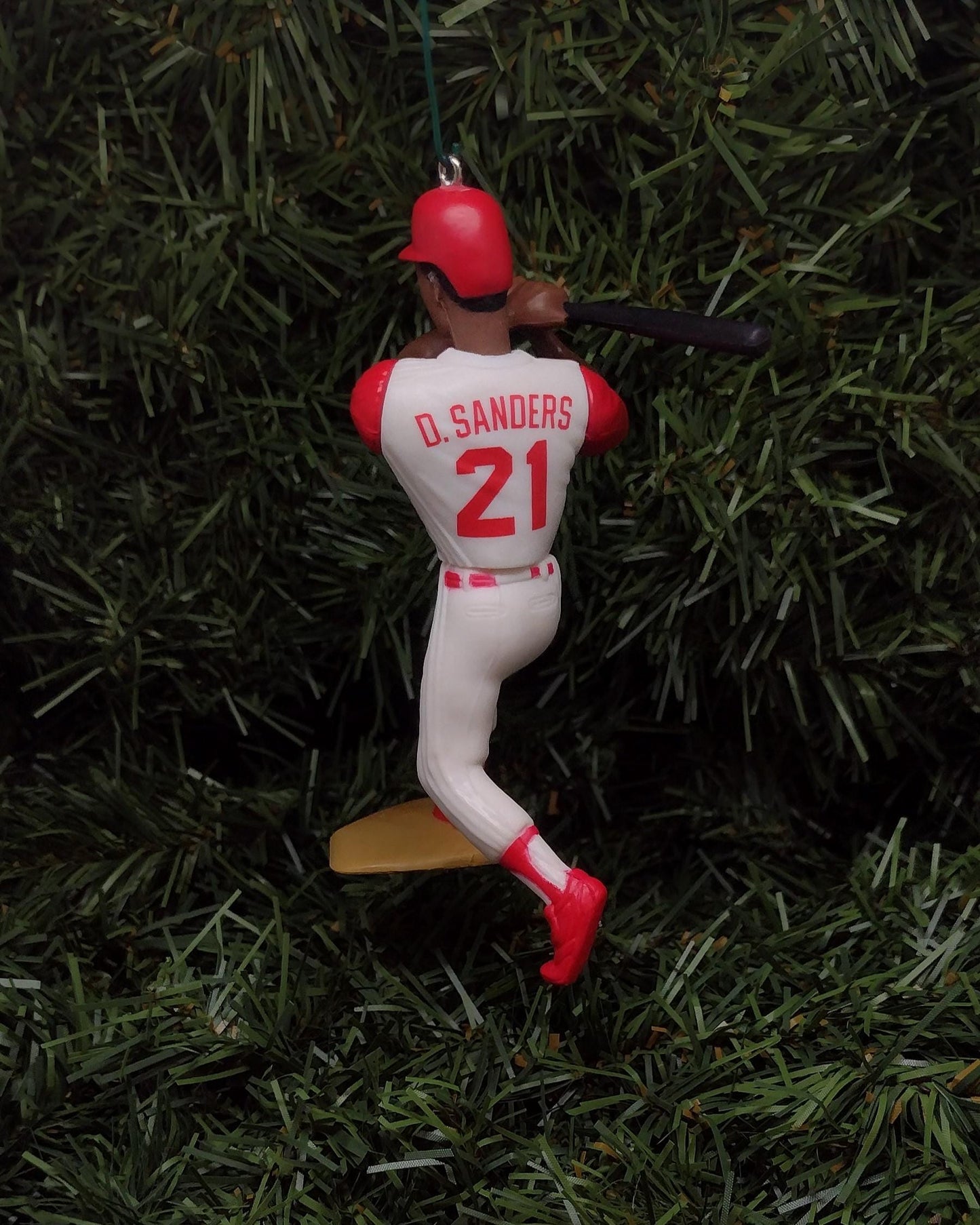 Deion Sanders CINCINNATI REDS Christmas Ornament Unique Xmas Tree Decoration Gift Idea MLB Baseball