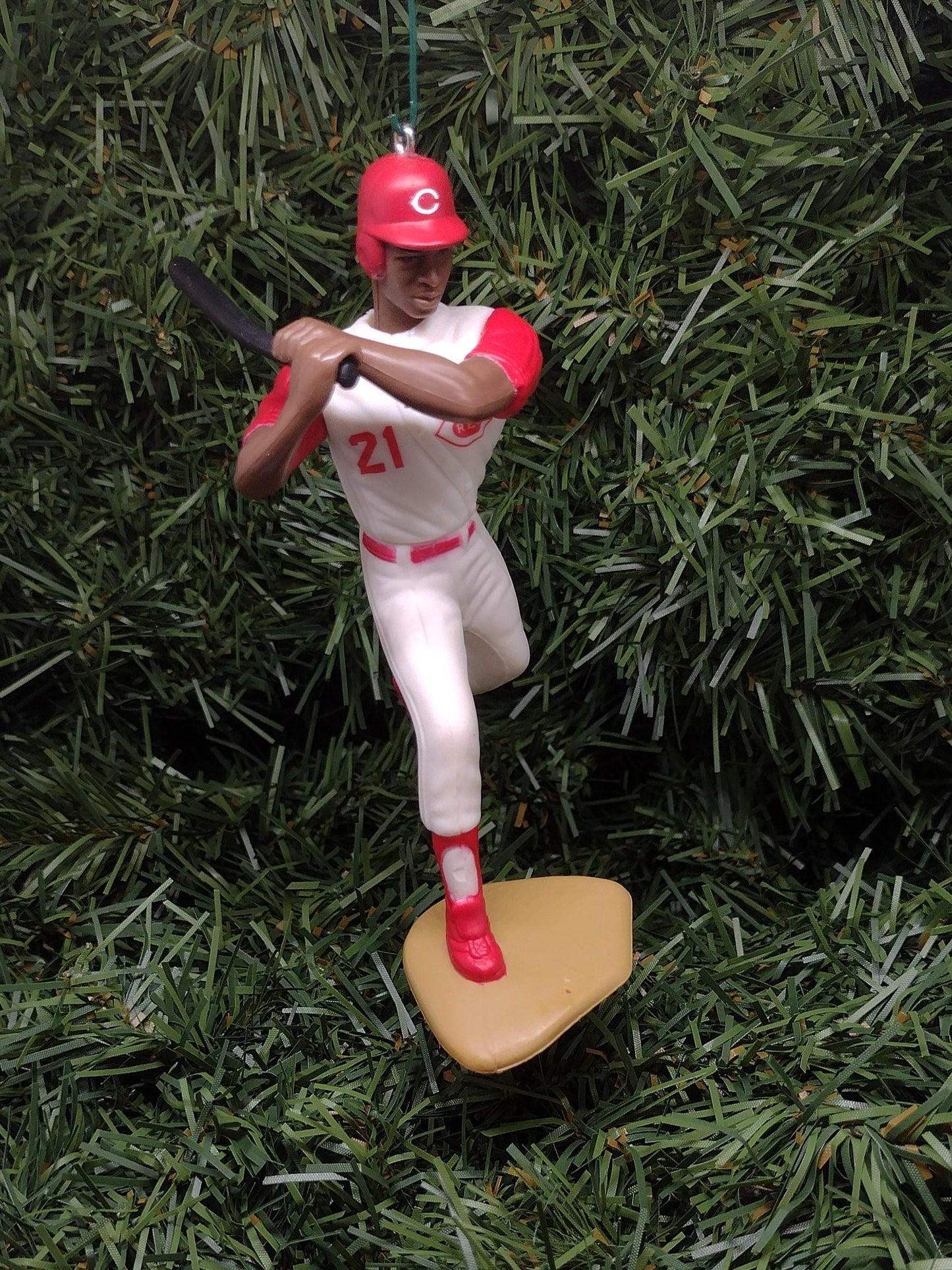 Deion Sanders CINCINNATI REDS Christmas Ornament Unique Xmas Tree Decoration Gift Idea MLB Baseball