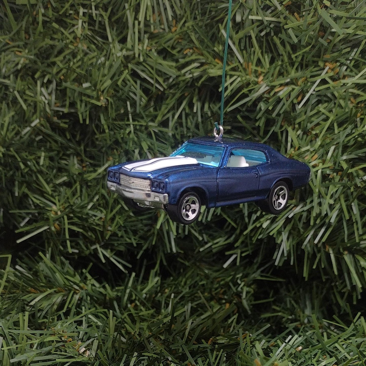 Chevy Chevelle SS 1970 Ornament Christmas Tree Decoration Unique Gift Idea Chevrolet Blue