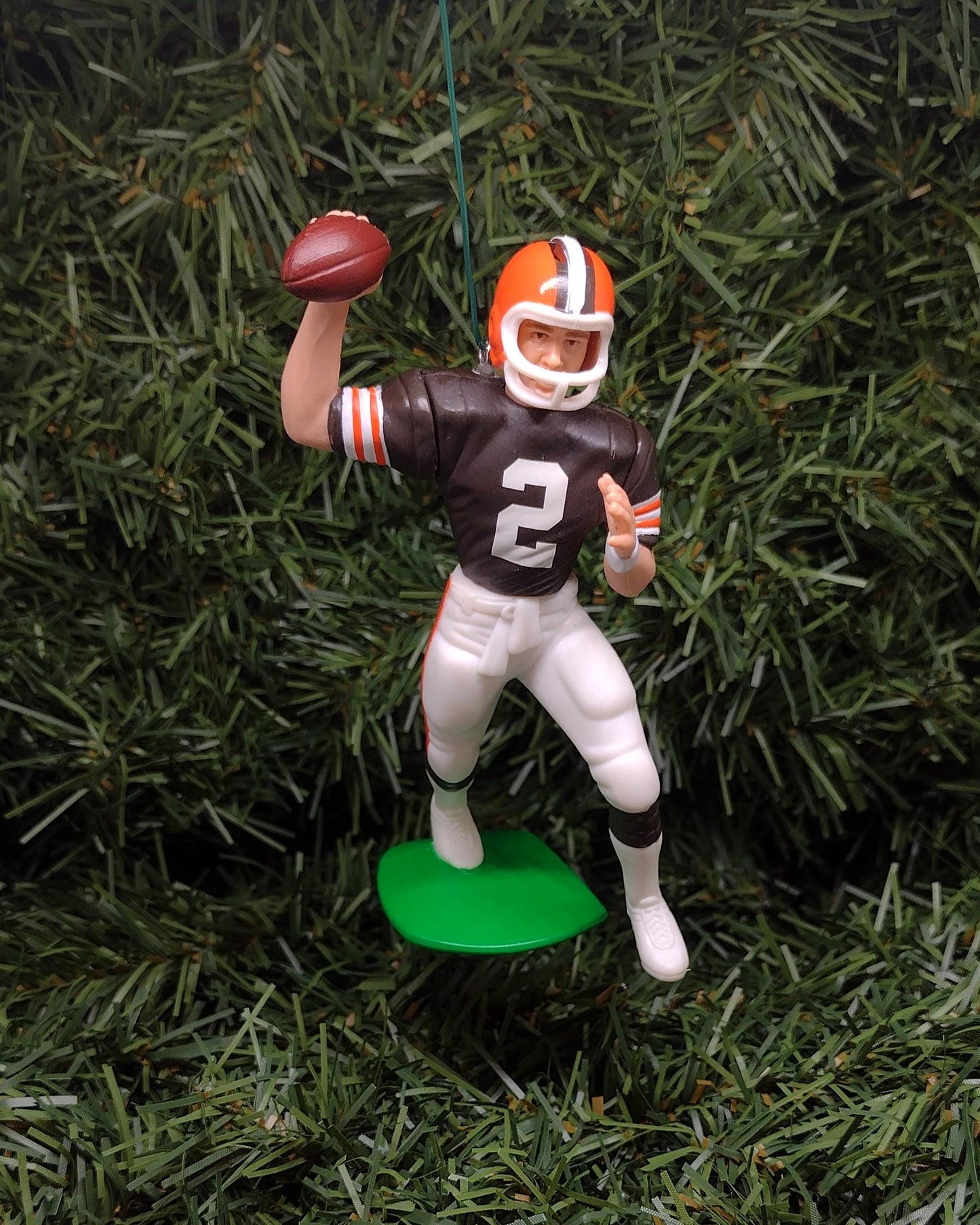 CLEVELAND BROWNS Ornaments Christmas Tree Decoration Ozzie Newsome/Tim Couch Michael Dean Perry NFL Football Unique Xmas Gift Idea