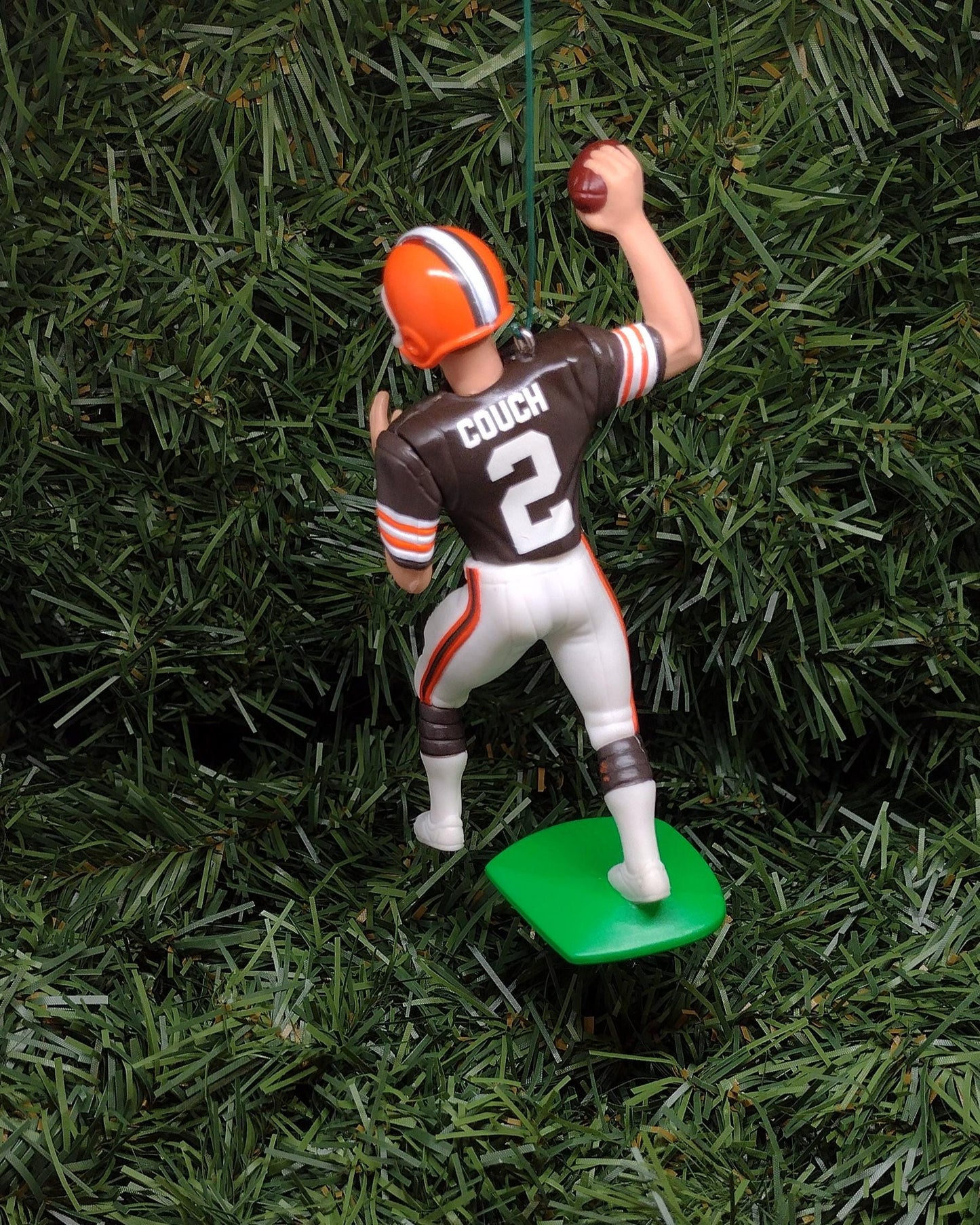 CLEVELAND BROWNS Ornaments Christmas Tree Decoration Ozzie Newsome/Tim Couch Michael Dean Perry NFL Football Unique Xmas Gift Idea