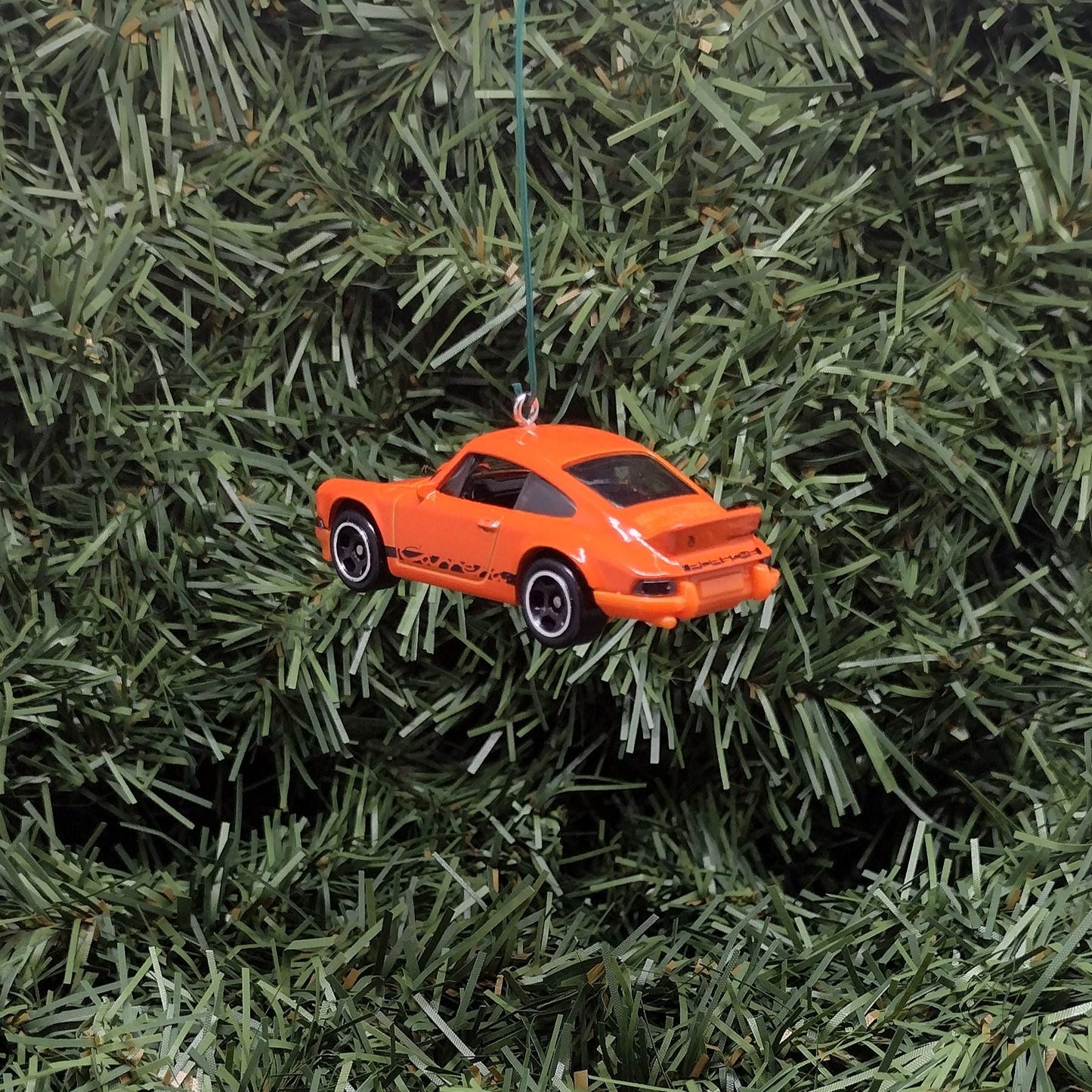 PORSCHE 911 Carrera RS 2.7 Ornament Christmas Tree Decoration Unique Gift Idea White Yellow Orange