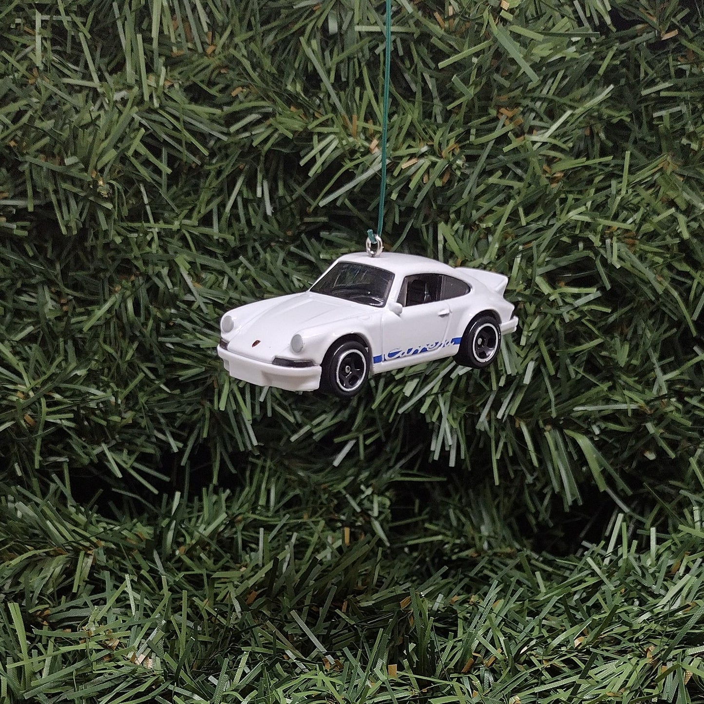 PORSCHE 911 Carrera RS 2.7 Ornament Christmas Tree Decoration Unique Gift Idea White Yellow Orange
