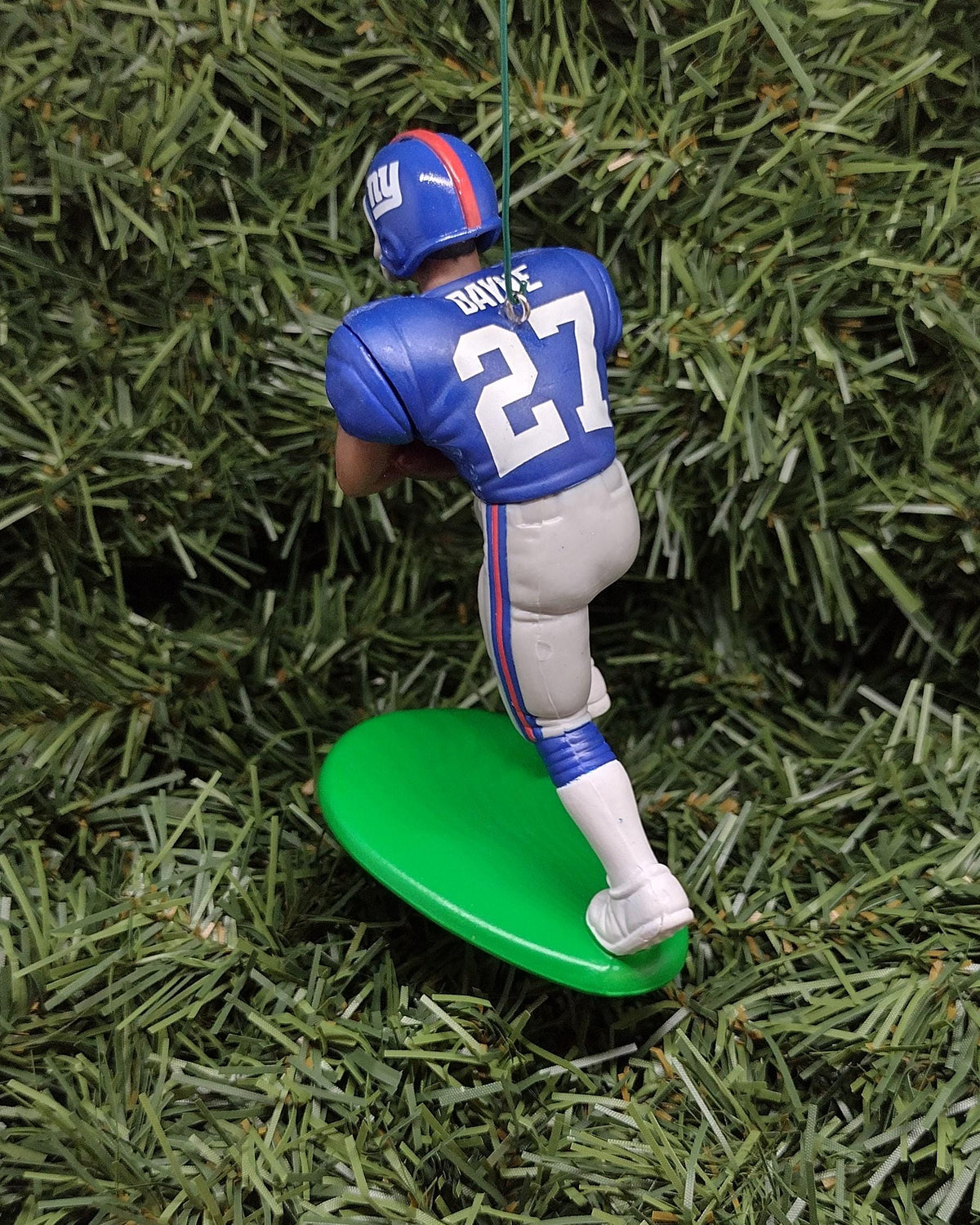 NEW YORK GIANTS Ornaments Rodney Hampton Jeff Hostetler Ron Dayne Christmas tree decoration unique Xmas gift idea