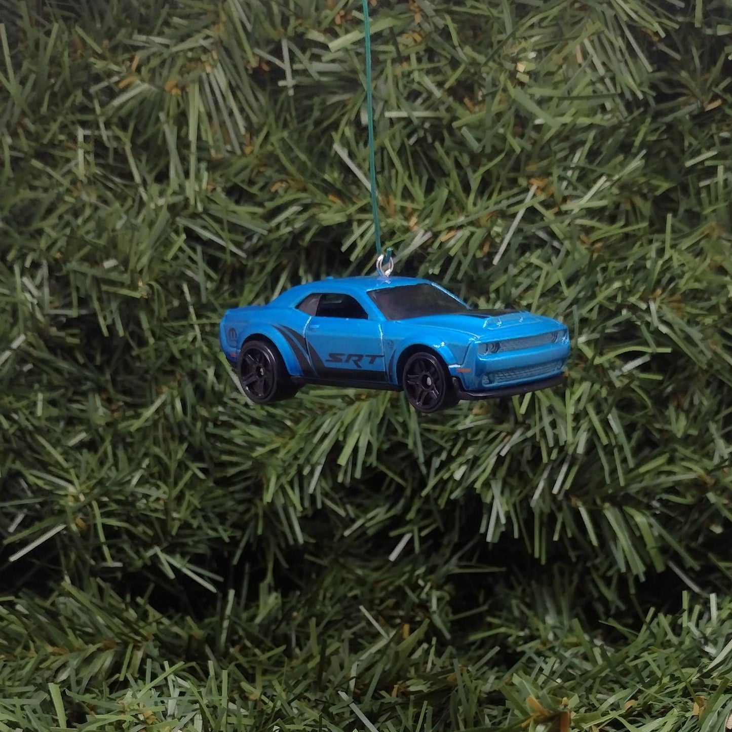 DODGE CHALLENGER Ornament 2018 SRT Demon Christmas Tree Decoration Unique Gift Idea Blue