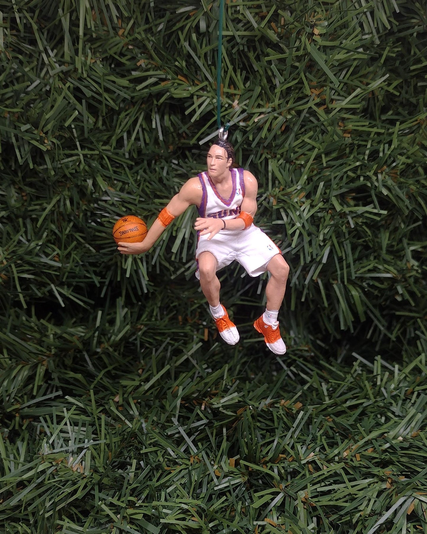 PHOENIX SUNS Ornament Steve Nash Christmas Gift Idea Unique Xmas Tree Decoration Cleveland NBA Basketball Figure 2.5 inch