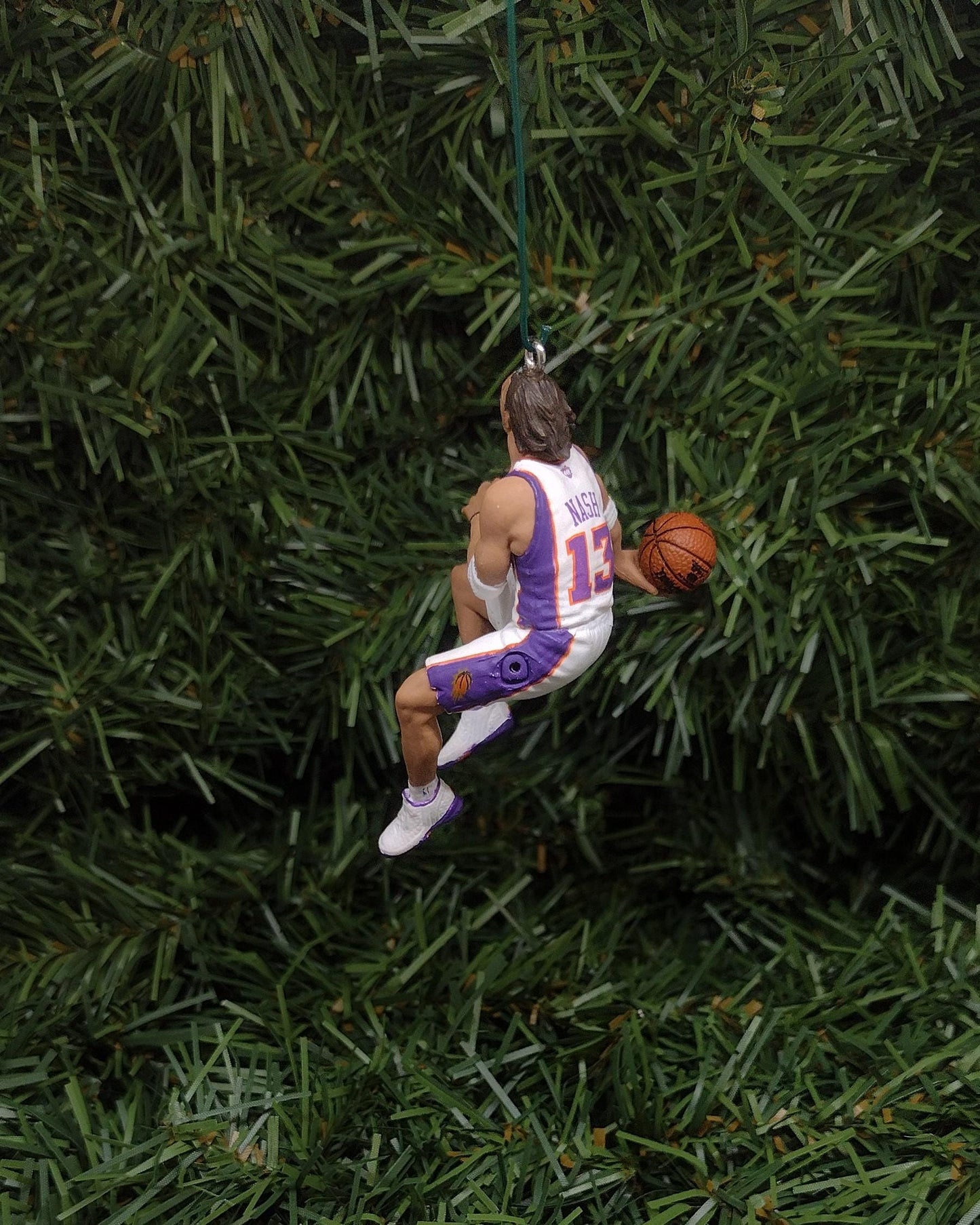 PHOENIX SUNS Ornament Steve Nash Christmas Gift Idea Unique Xmas Tree Decoration Cleveland NBA Basketball Figure 2.5 inch