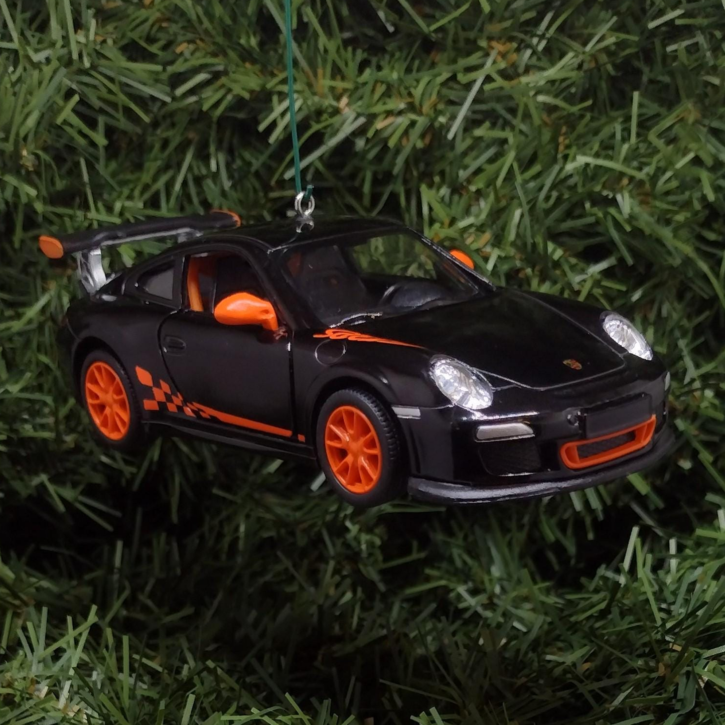 PORSCHE 911 GT3 RS Ornament Christmas Tree Decoration Unique Gift 2010 gt3rs Black