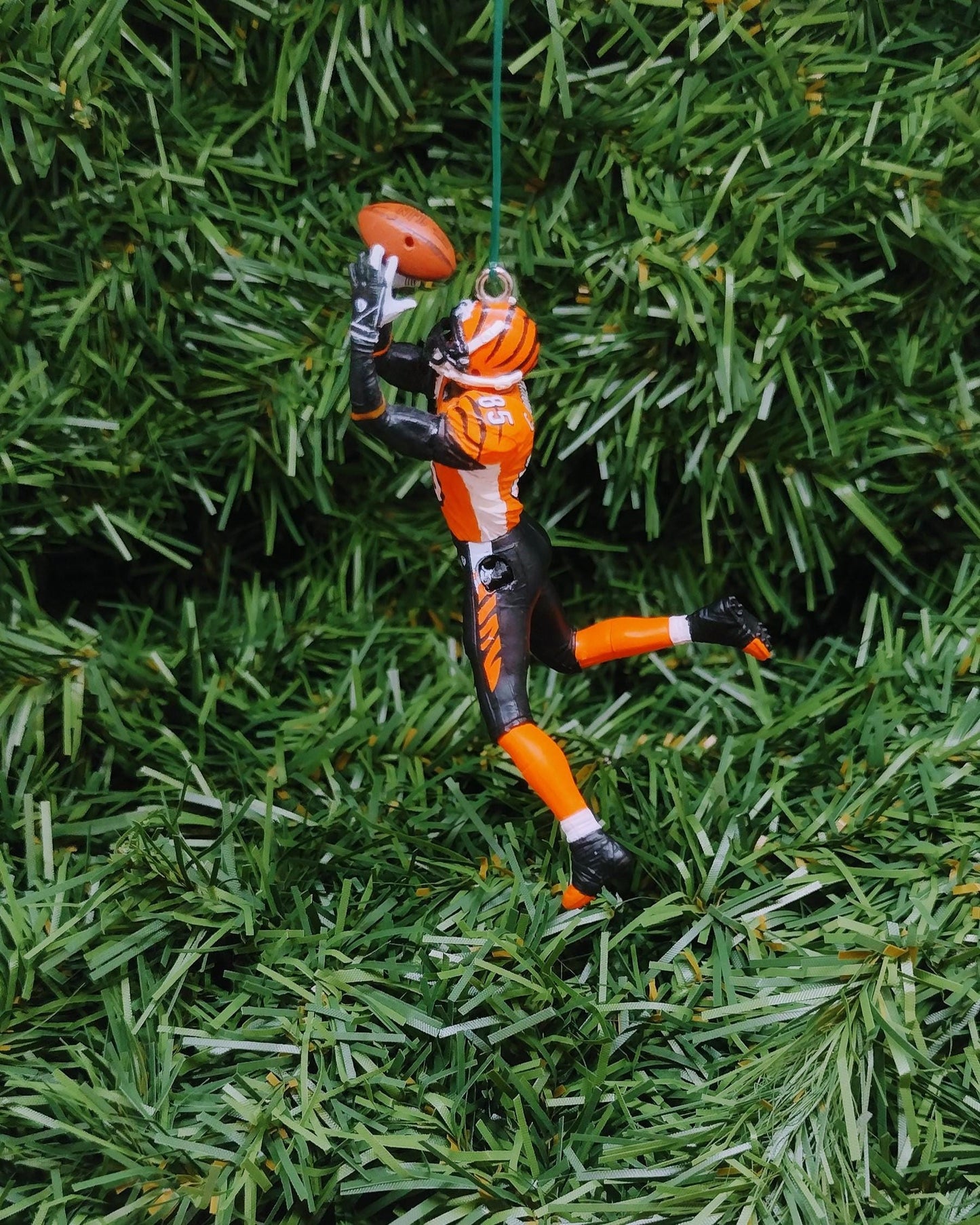 CINCINNATI BENGALS Ornament Chad Johnson Christmas Gift "Ochocinco" NFL Football Xmas Tree Decoration