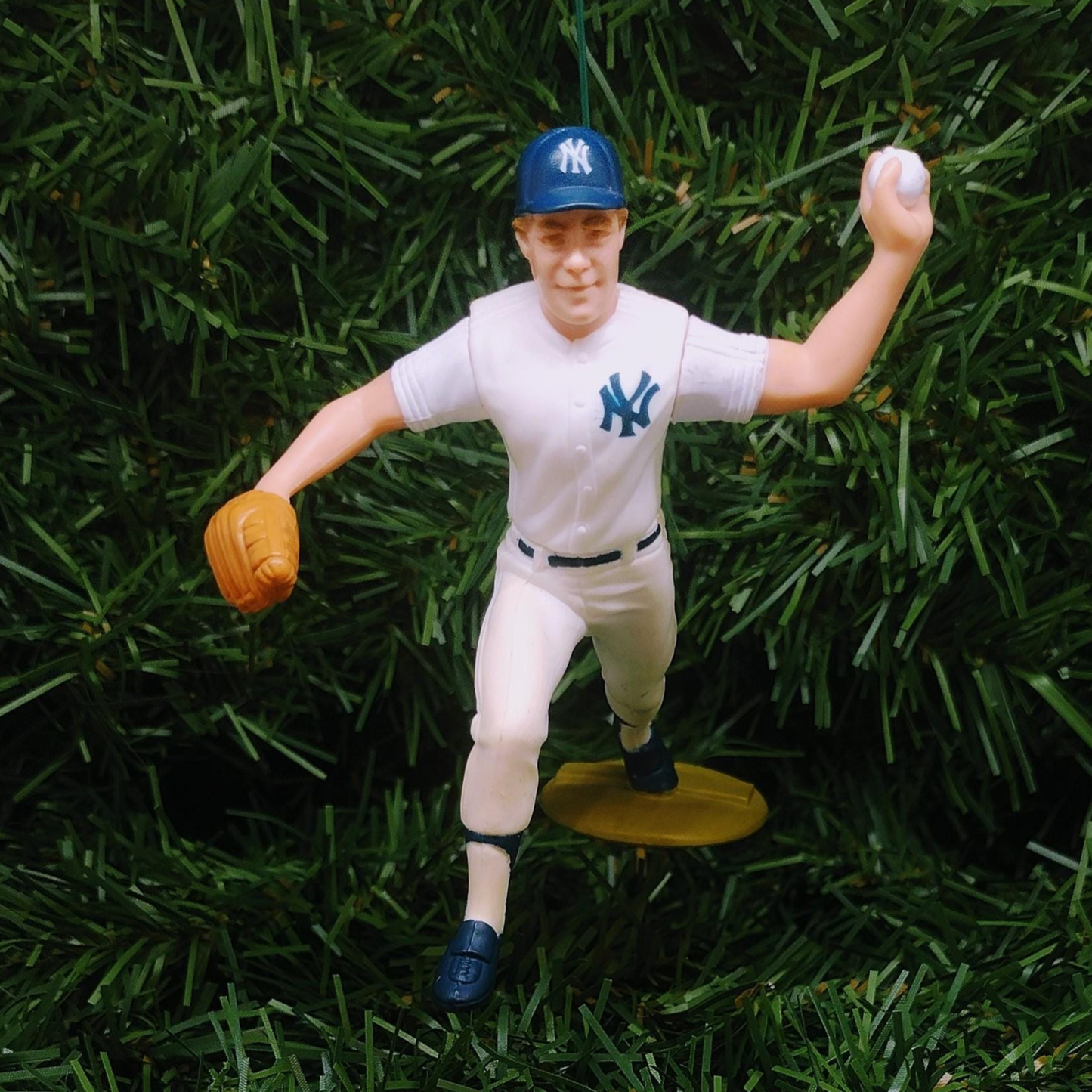 NEW YORK YANKEES Ornament Dave Righetti Jimmy Key Danny Tartabull Jim Abbott Christmas Gift