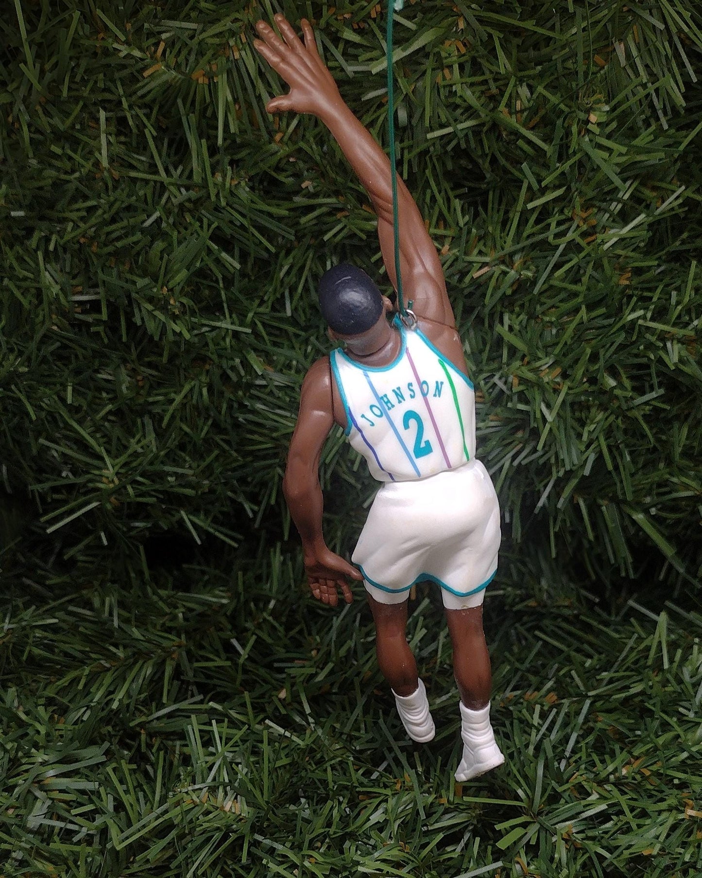 CHARLOTTE HORNETS Christmas ornaments Larry Johnson/Alonzo Mourning/Dell Curry xmas tree decoration unique gift idea
