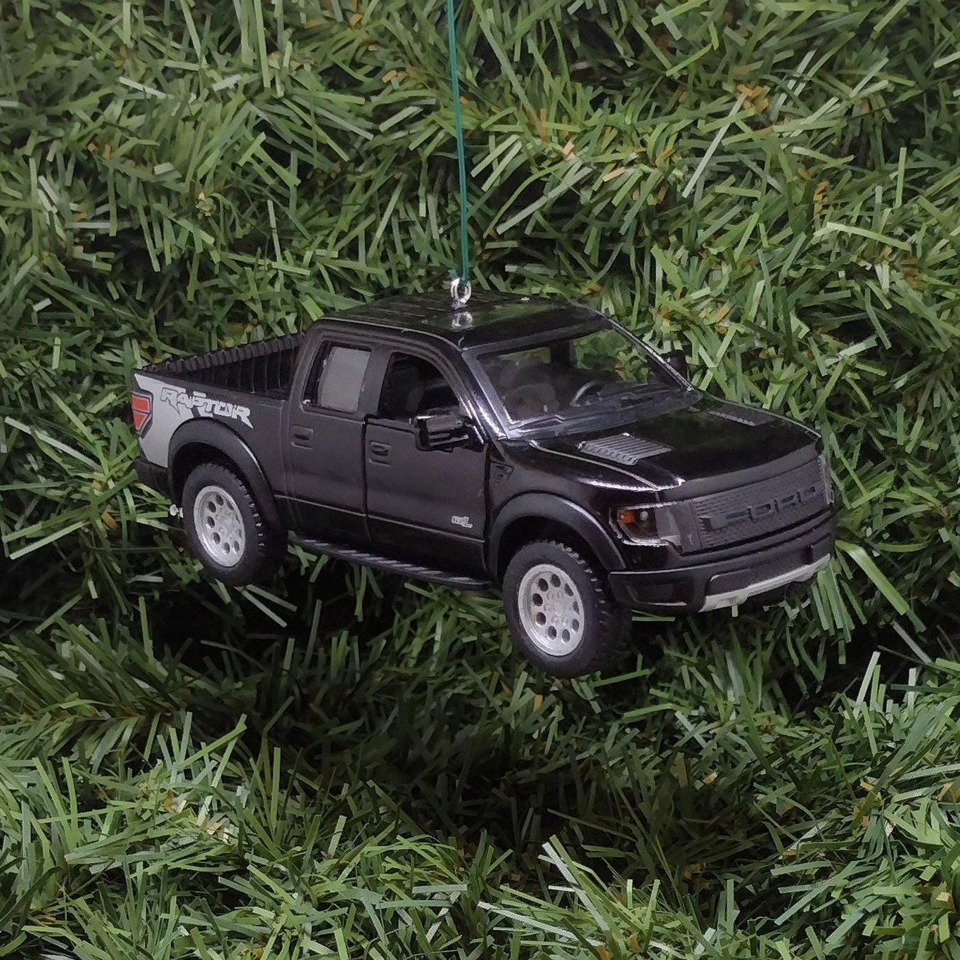 FORD F-150 Raptor Truck Ornament Christmas Tree Decoration Xmas Gift 2010-2014 Black