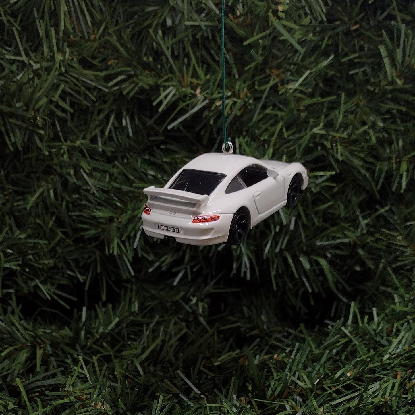 Porsche 911 GT3 Ornament Christmas Tree Decoration Unique Gift Idea 2007 White