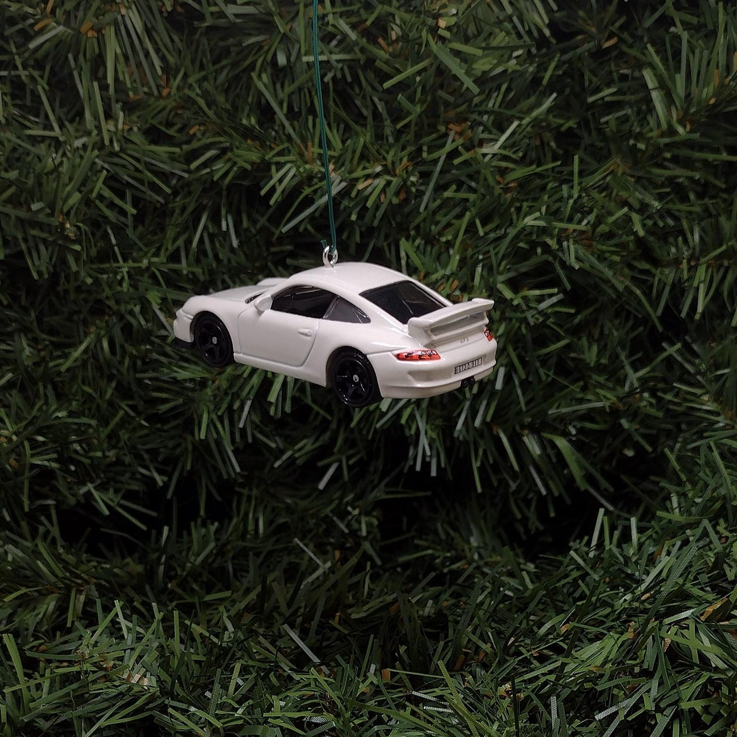 Porsche 911 GT3 Ornament Christmas Tree Decoration Unique Gift Idea 2007 White
