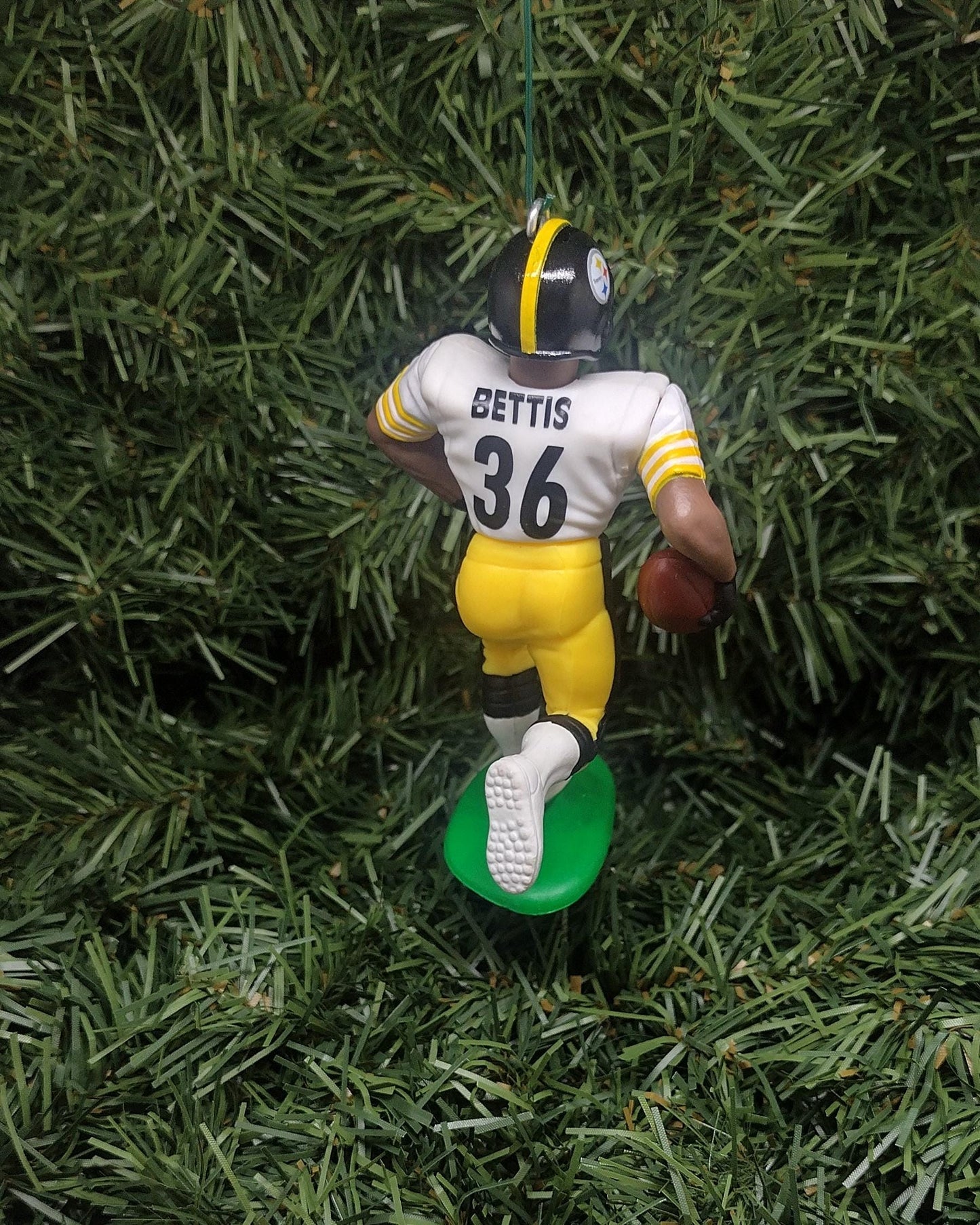 Jerome Bettis PITTSBURGH STEELERS Christmas tree ornament xmas nfl football figure unique gift idea