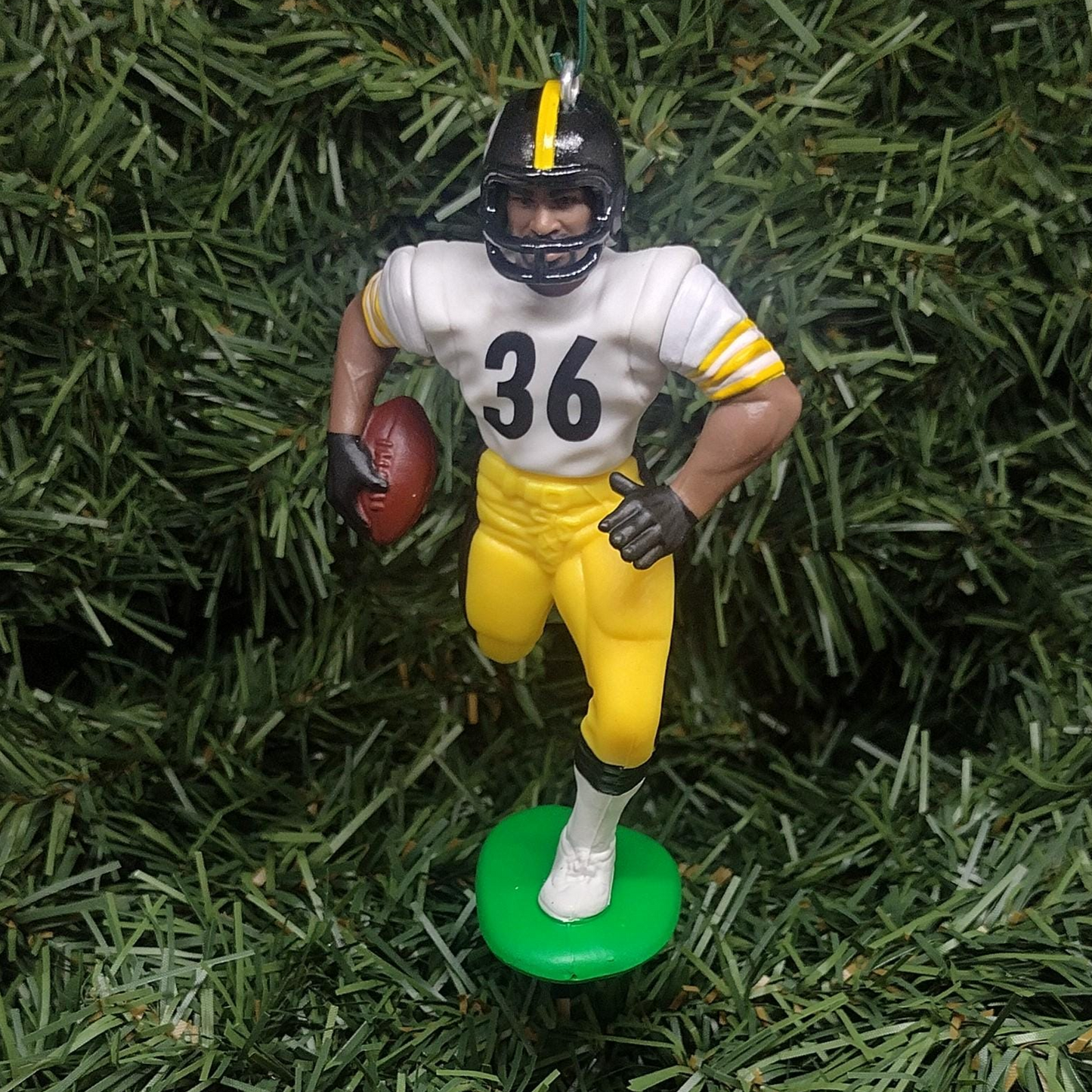 Jerome Bettis PITTSBURGH STEELERS Ornament Christmas Gift Idea Unique Xmas Tree Decoration NFL Football