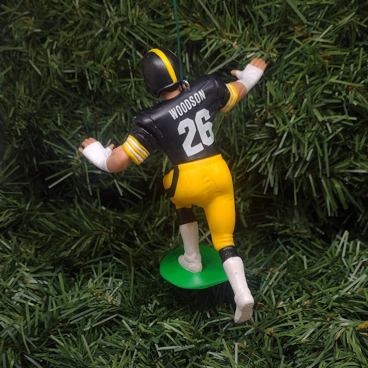 Rod Woodson PITTSBURGH STEELERS Christmas tree ornament xmas nfl football figure unique gift idea