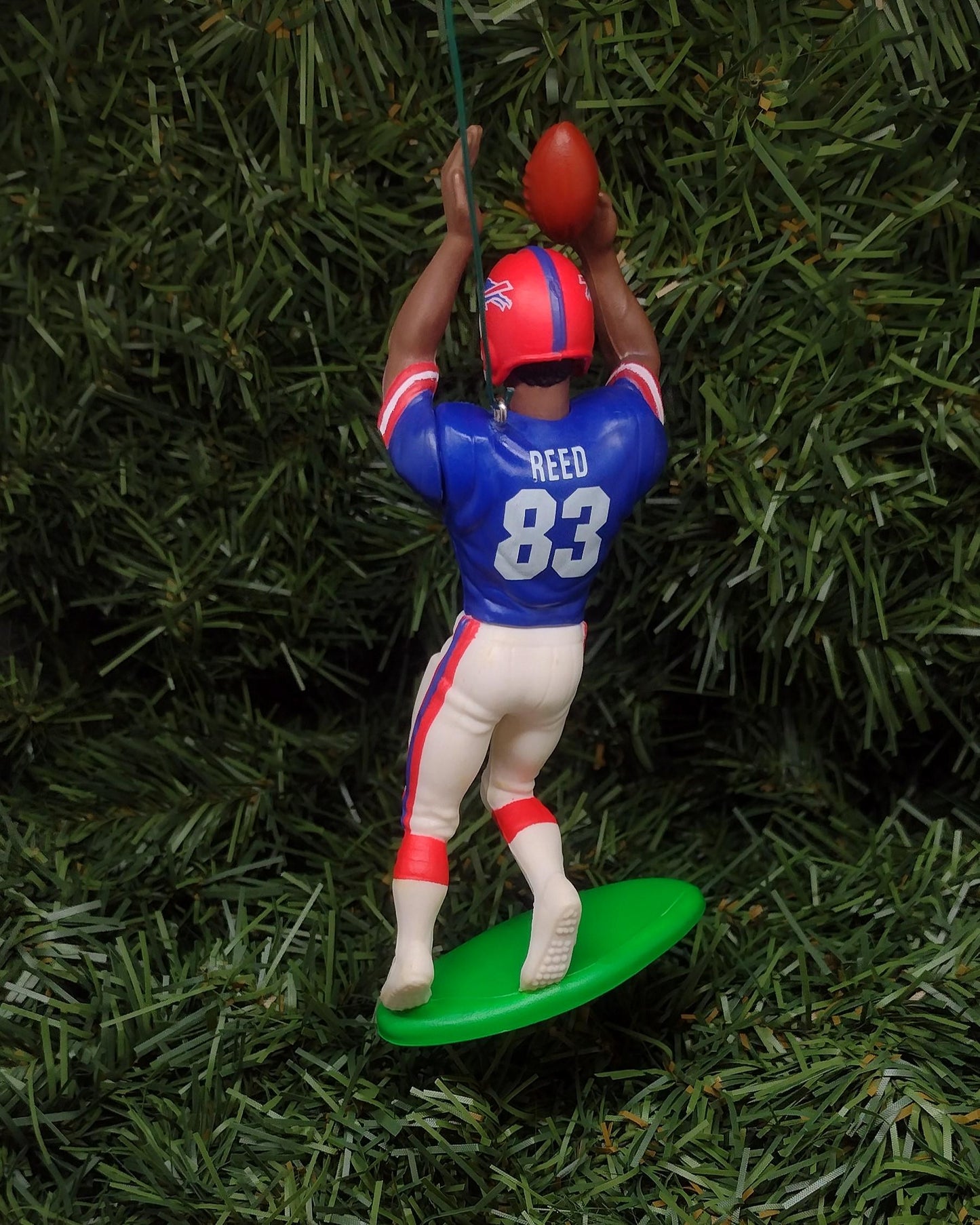 BUFFALO BILLS ornament Andre Reed Christmas tree decoration xmas NFL football figure unique gift idea