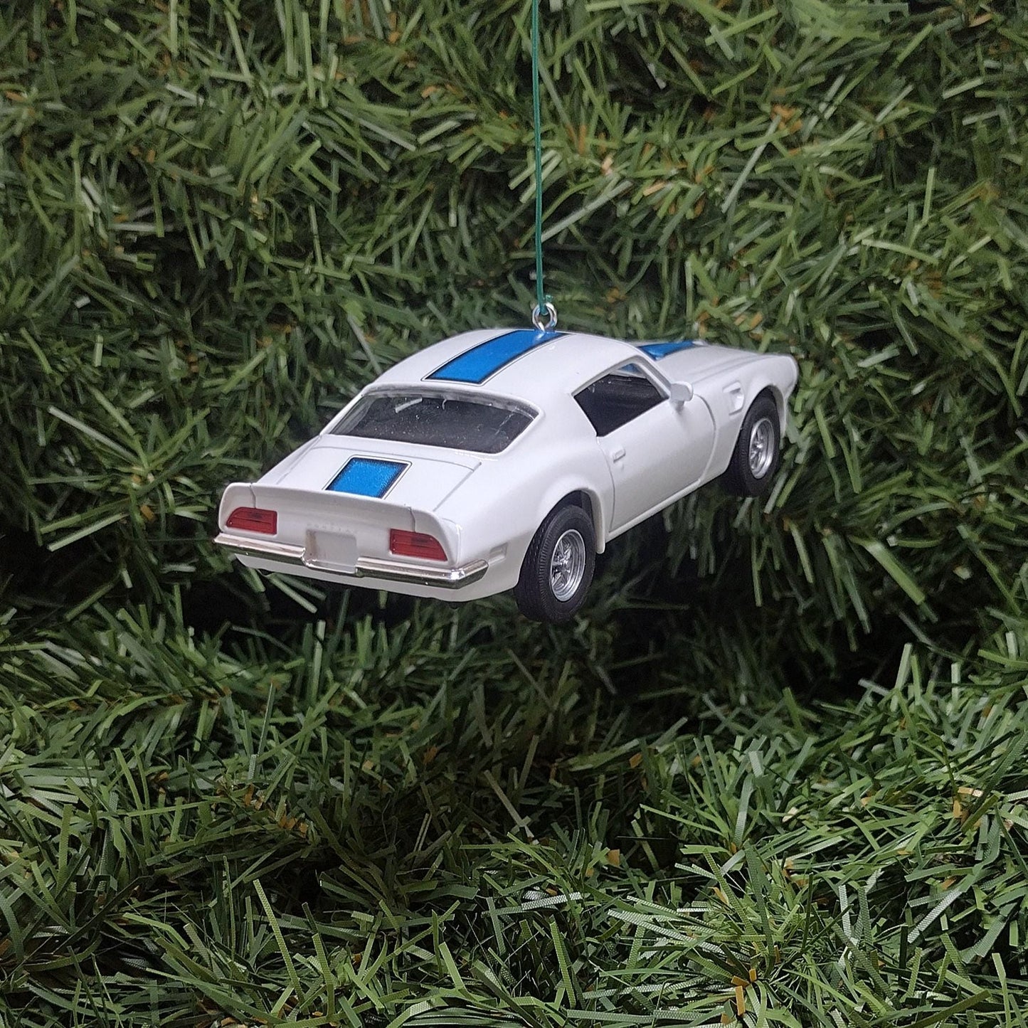 PONTIAC Firebird Trans Am 1972 Ornament Christmas Tree Decoration Fun Car Gift Unique Xmas Present White