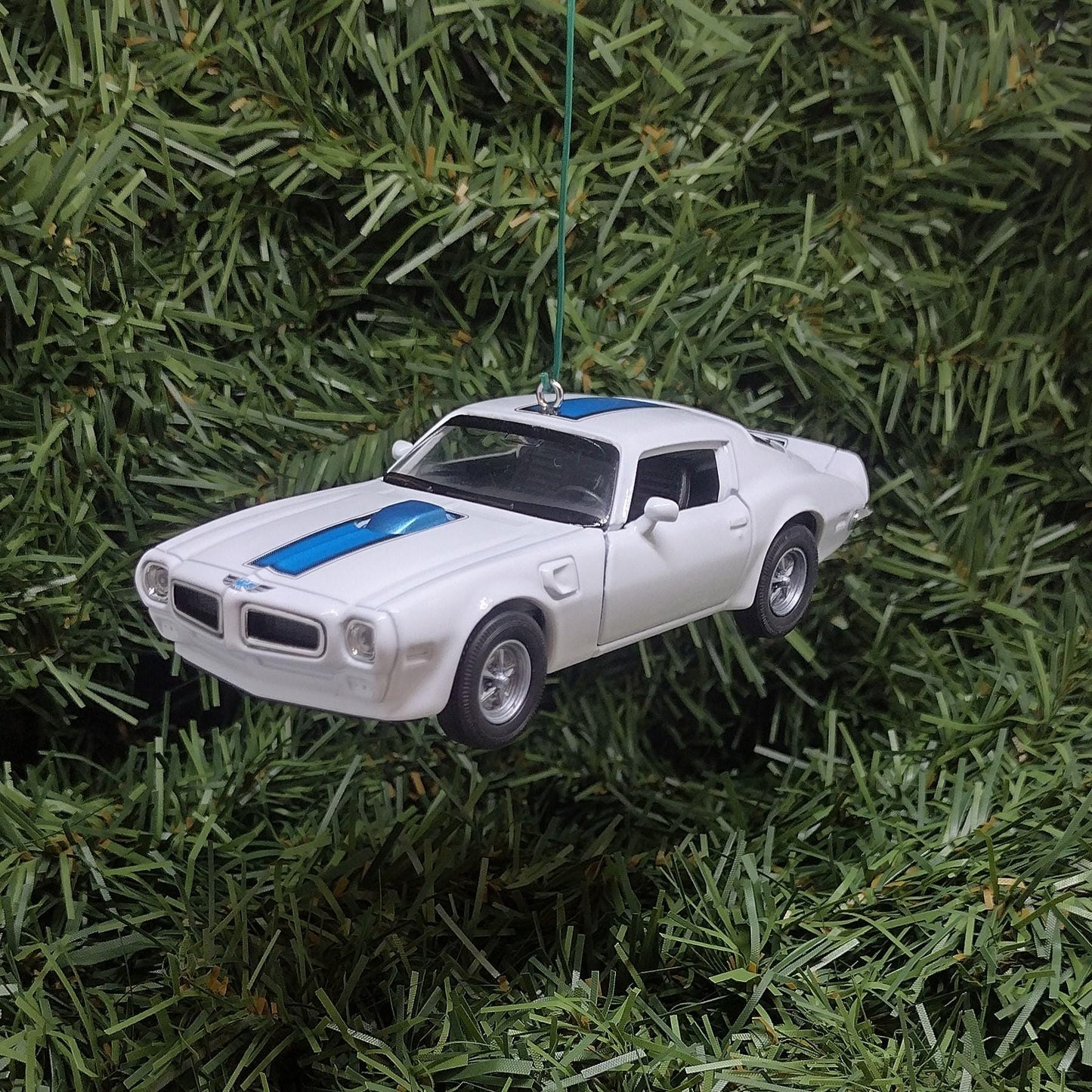 PONTIAC Firebird Trans Am 1972 Ornament Christmas Tree Decoration Fun Car Gift Unique Xmas Present White