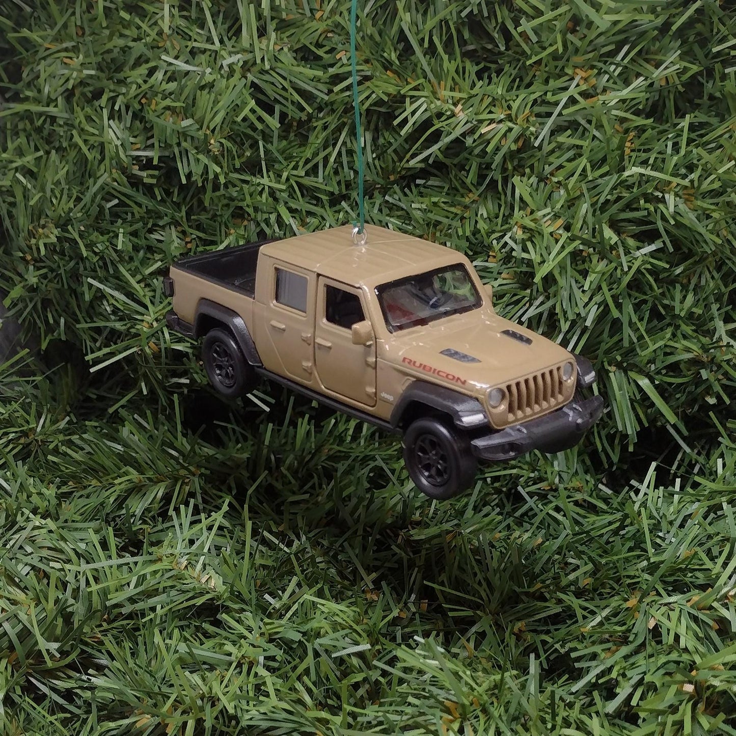 JEEP GLADIATOR Ornament Christmas Gift Idea Fun Automotive Xmas Tree Decoration 5 inch Brown 2019-2024