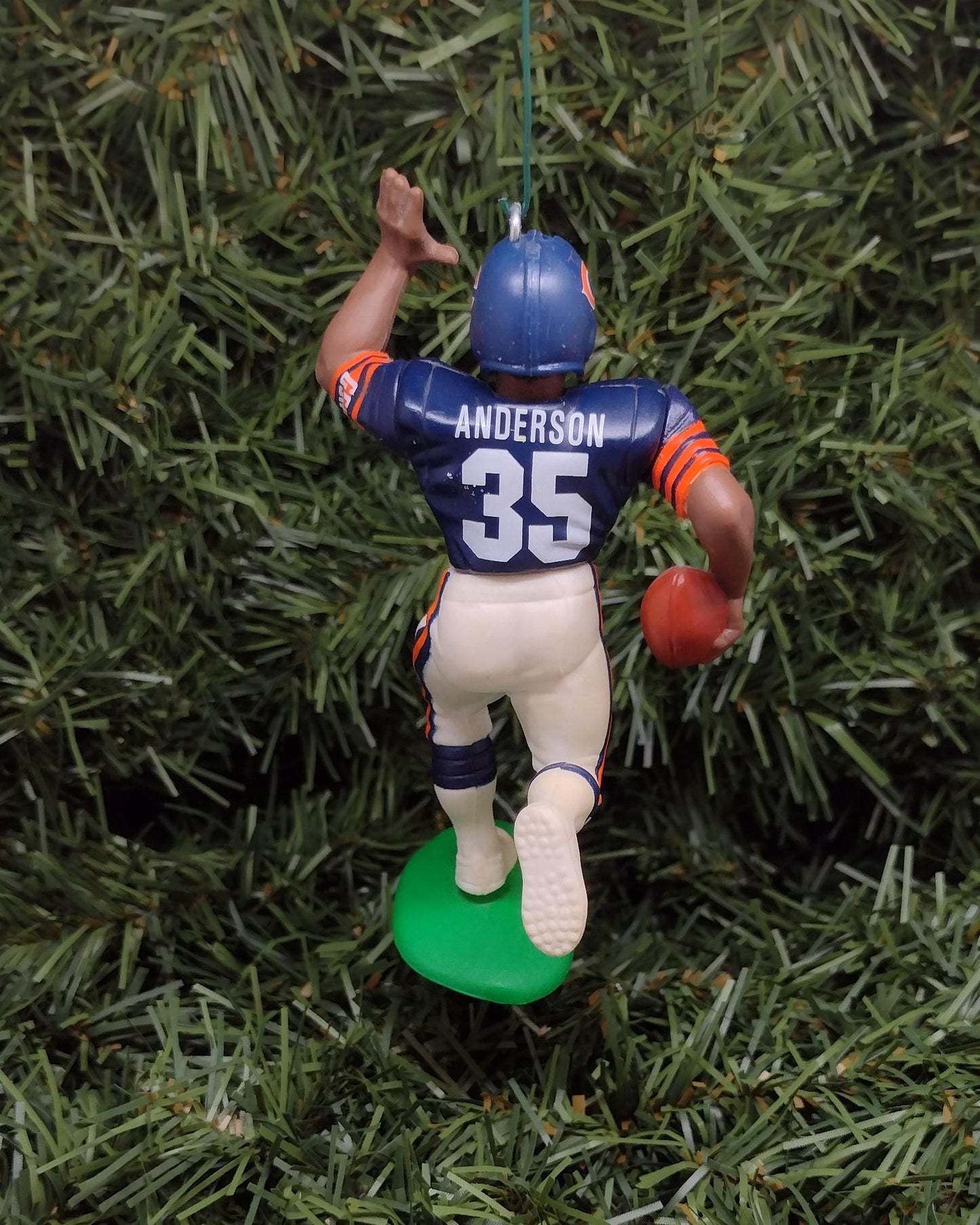 CHICAGO BEARS Ornament Neal Anderson Christmas Tree Decoration NFL Football Unique Gift Idea
