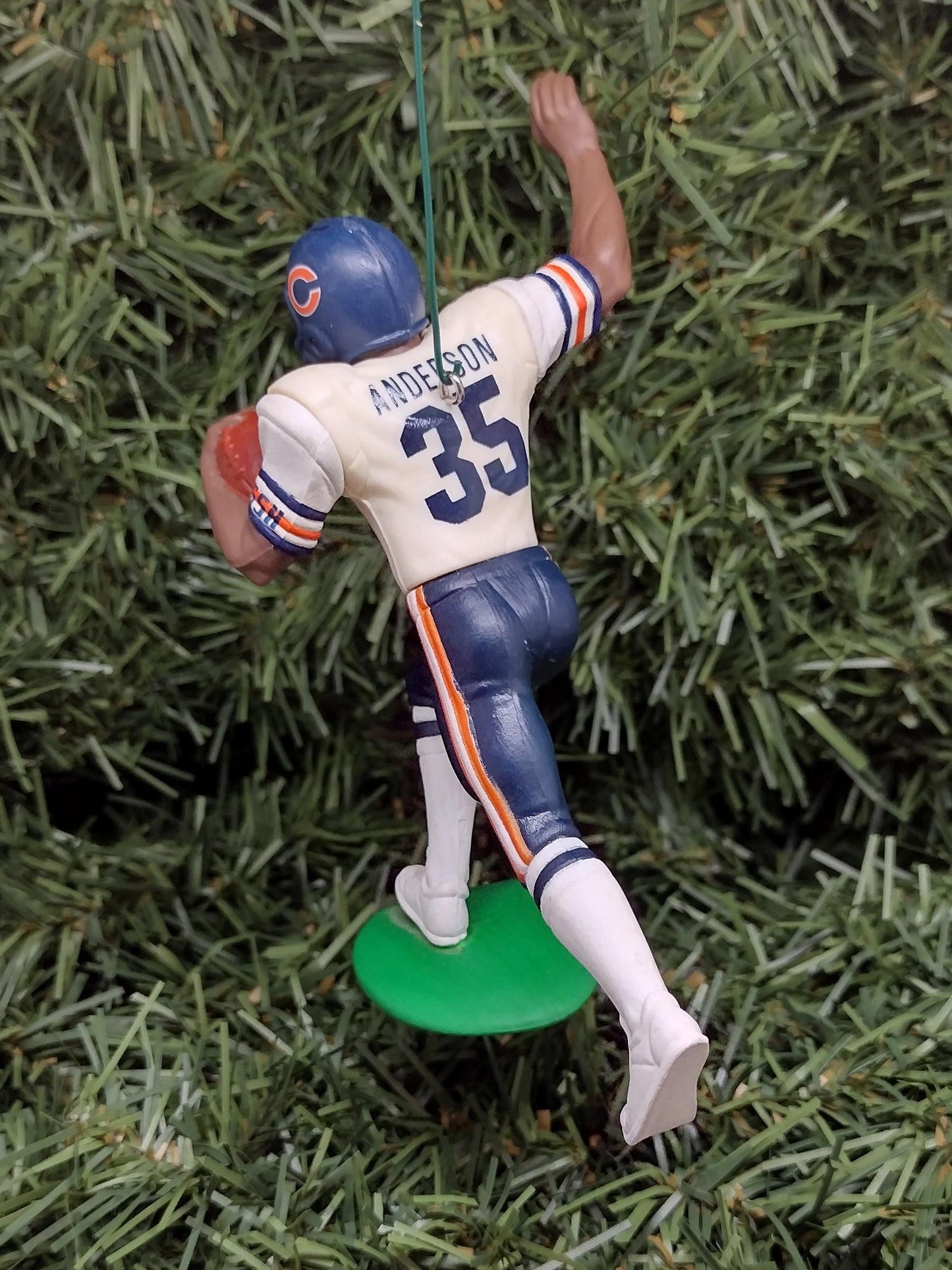 CHICAGO BEARS Ornament Neal Anderson Christmas Tree Decoration NFL Football Unique Gift Idea