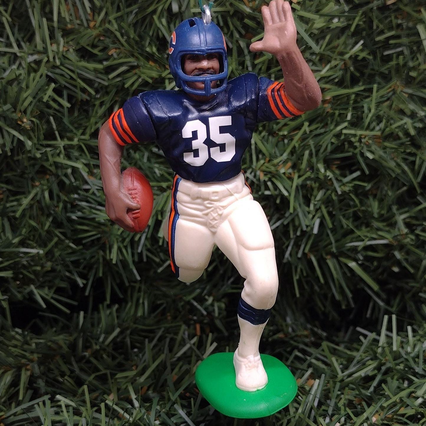 CHICAGO BEARS Ornament Neal Anderson Christmas Tree Decoration NFL Football Unique Gift Idea