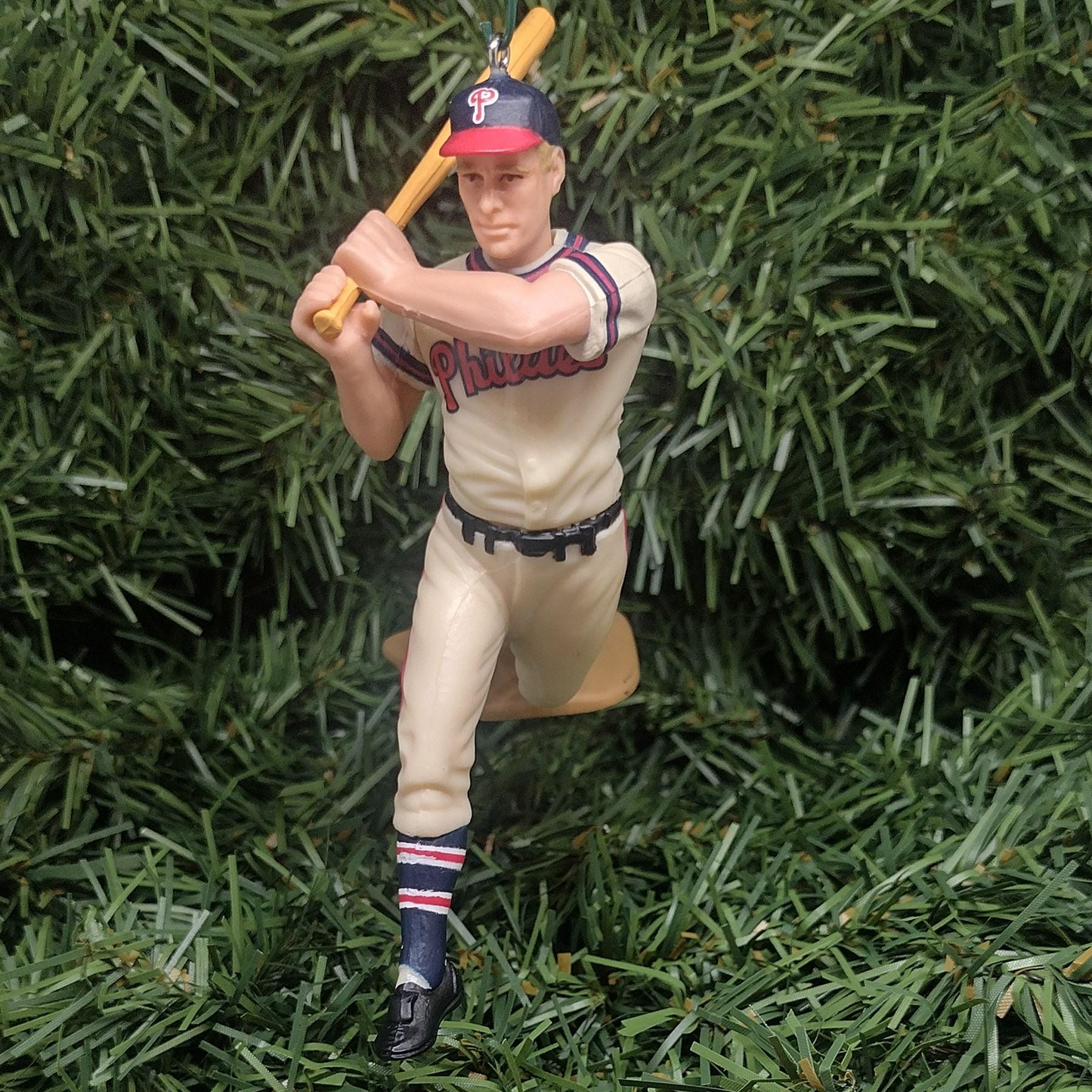 PHILADELPHIA PHILLIES Ornaments Richie Ashburn Curt Schilling John Kruk Lenny Dykstra Christmas Tree MLB Baseball Xmas Gift Idea