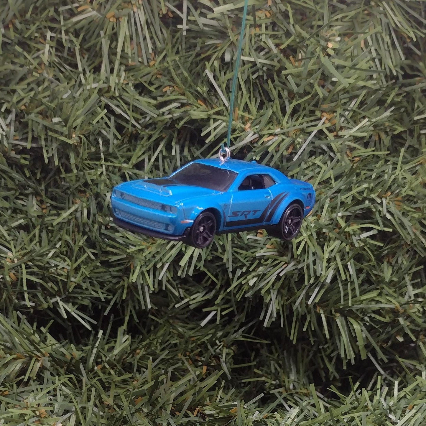 DODGE CHALLENGER Ornament 2018 SRT Demon Christmas Tree Decoration Unique Gift Idea Blue