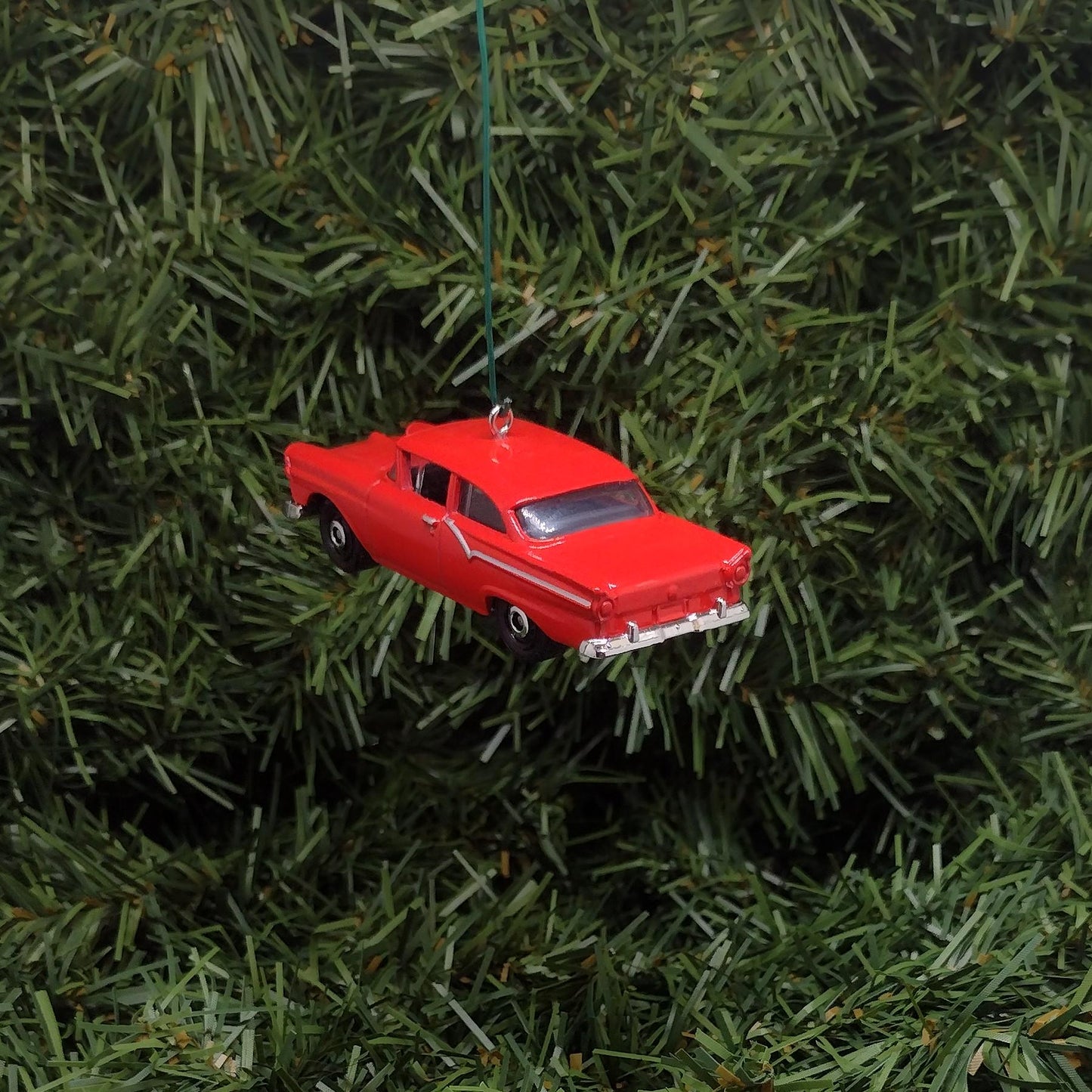 1957 Ford Custom 300 Ornament Christmas Gift Idea Unique Classic Car Xmas Tree Decoration Red Blue Black