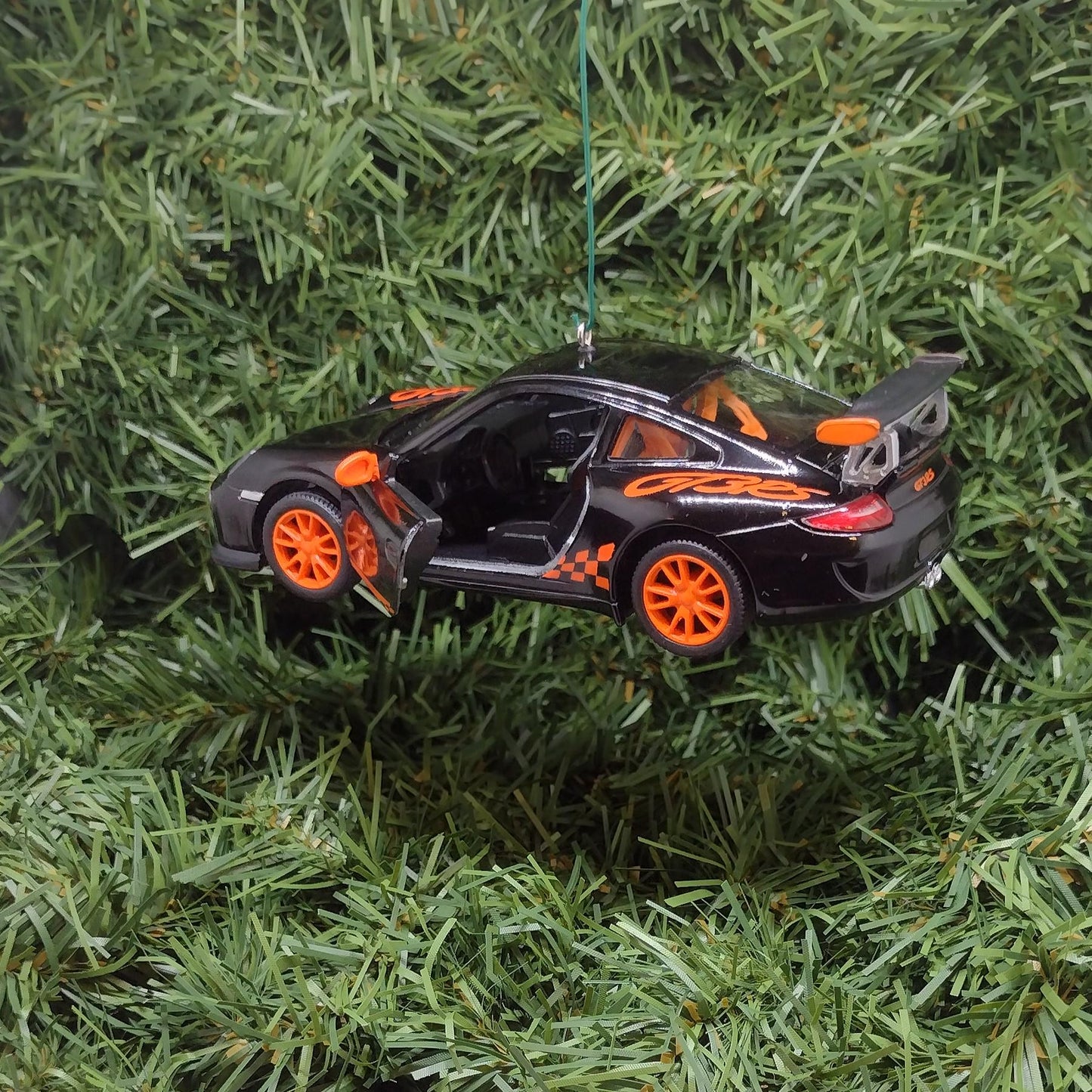 PORSCHE 911 GT3 RS Ornament Christmas Tree Decoration Unique Gift 2010 gt3rs Black