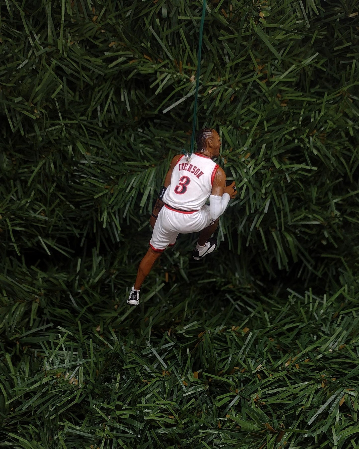 Allen Iverson 76ERS Ornament Christmas tree decoration unique Xmas gift Philadelphia Sixers 2.5 inch
