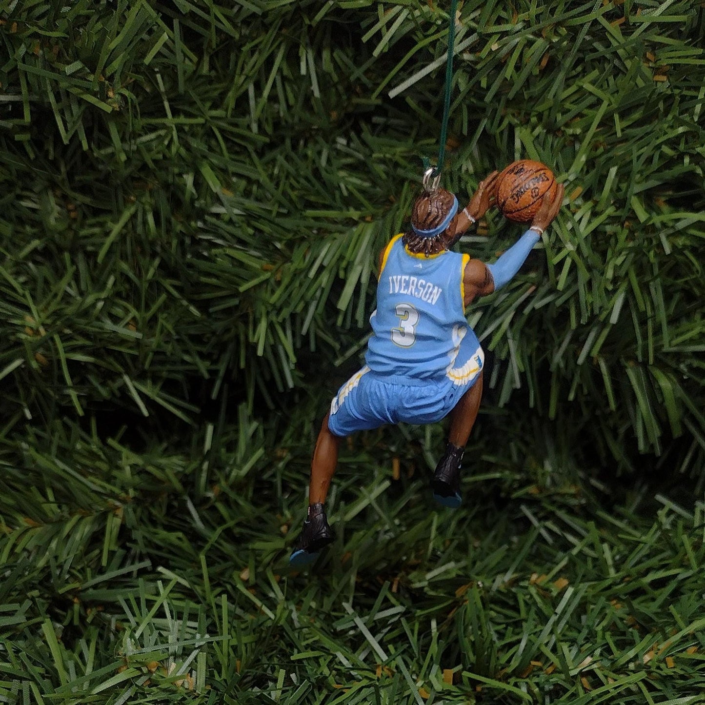 Allen Iverson DENVER NUGGETS Ornament Christmas Tree Decoration Xmas Gift 2.5 inch
