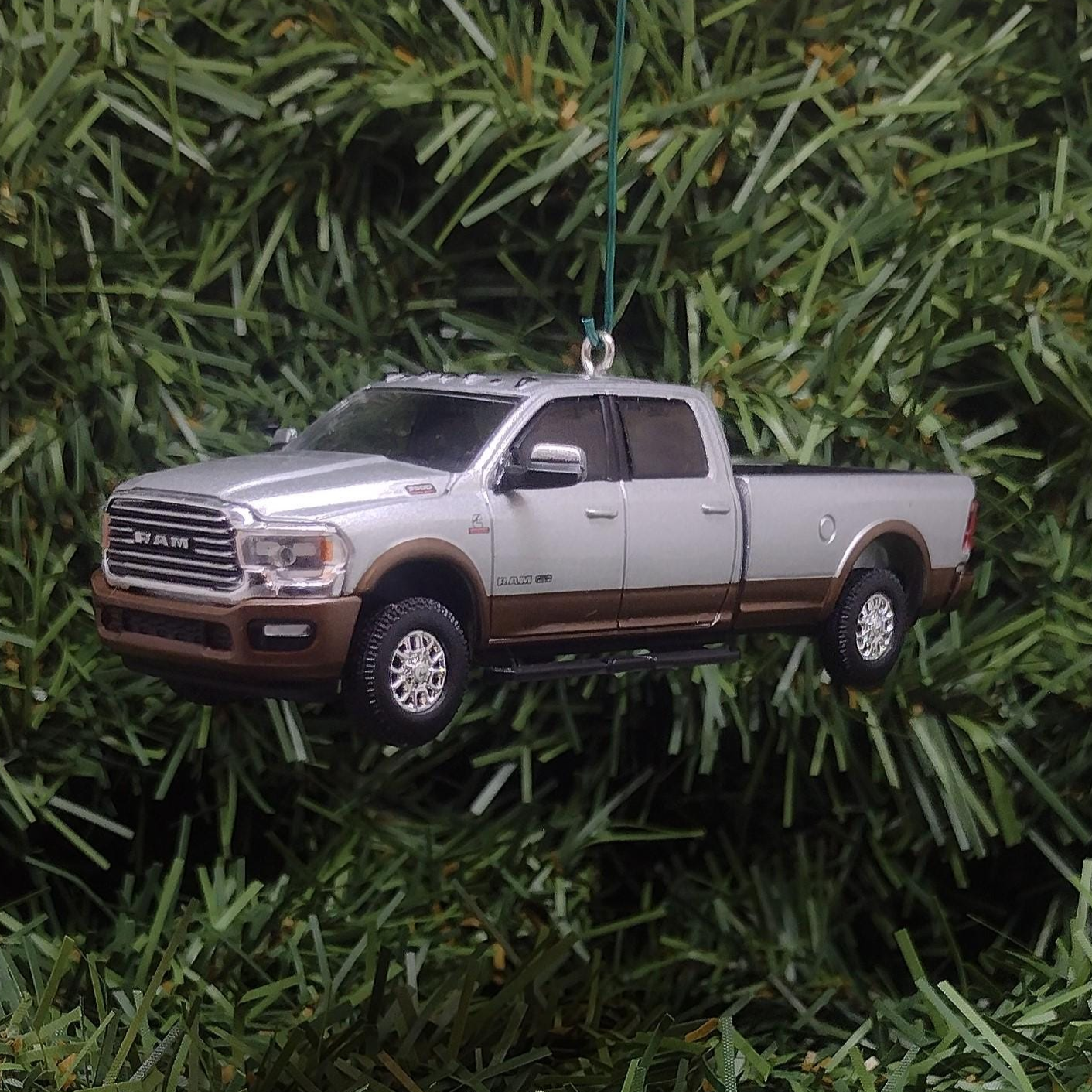 Dodge 2023 Ram Ornament 3500 Longhorn Truck Christmas Gift Xmas Tree Decoration