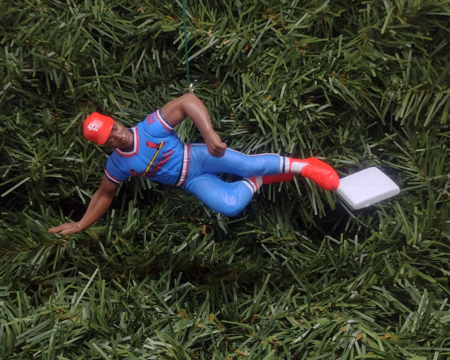 SAINT LOUIS CARDINALS Ornament Lou Brock Christmas Gift Idea Mlb Baseball Unique Xmas Tree Decoration