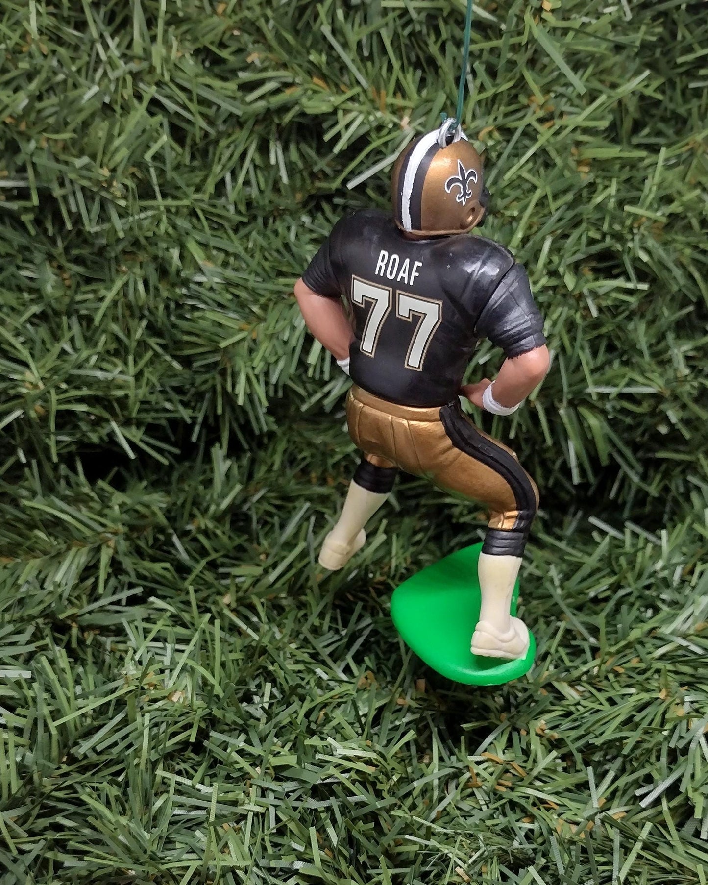 Willie Roaf NEW ORLEANS SAINTS ornament Christmas tree decoration nfl football figure unique Xmas gift idea