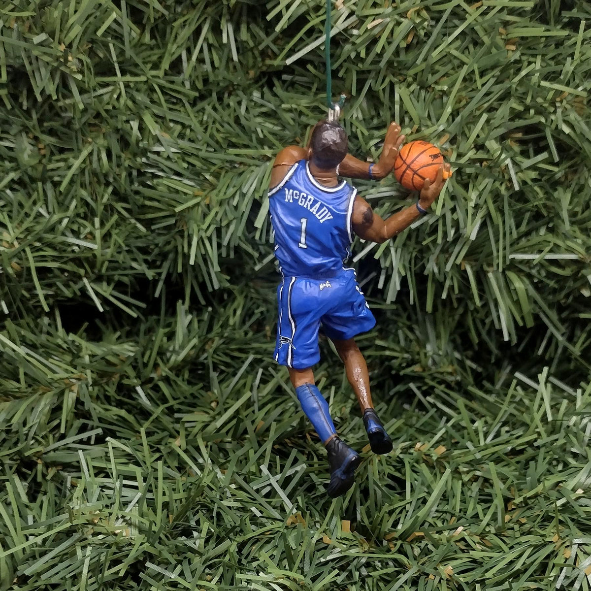 Orlando Magic Ornament Tracy McGrady Christmas Gift Xmas Tree Decoration NBA Basketball Figure 3 inch