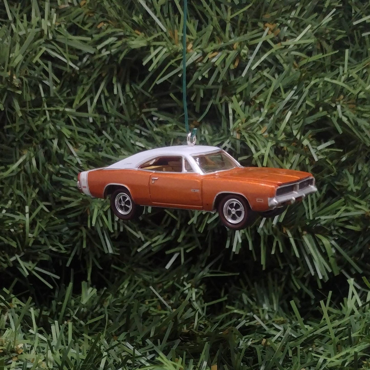 DODGE CHARGER Ornament 1969 R/T Christmas Gift Xmas Tree Decoration Mopar Muscle Car Copper Color
