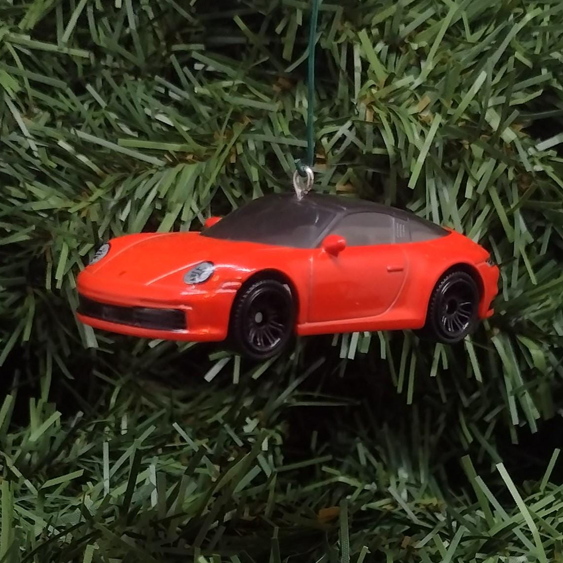 Porsche 911 Targa Ornament Christmas Decoration Unique Gift Idea Red