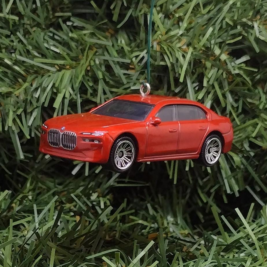 BMW 2024 7 Series Ornament Christmas Gift Unique Car Xmas Decoration 2022 2023