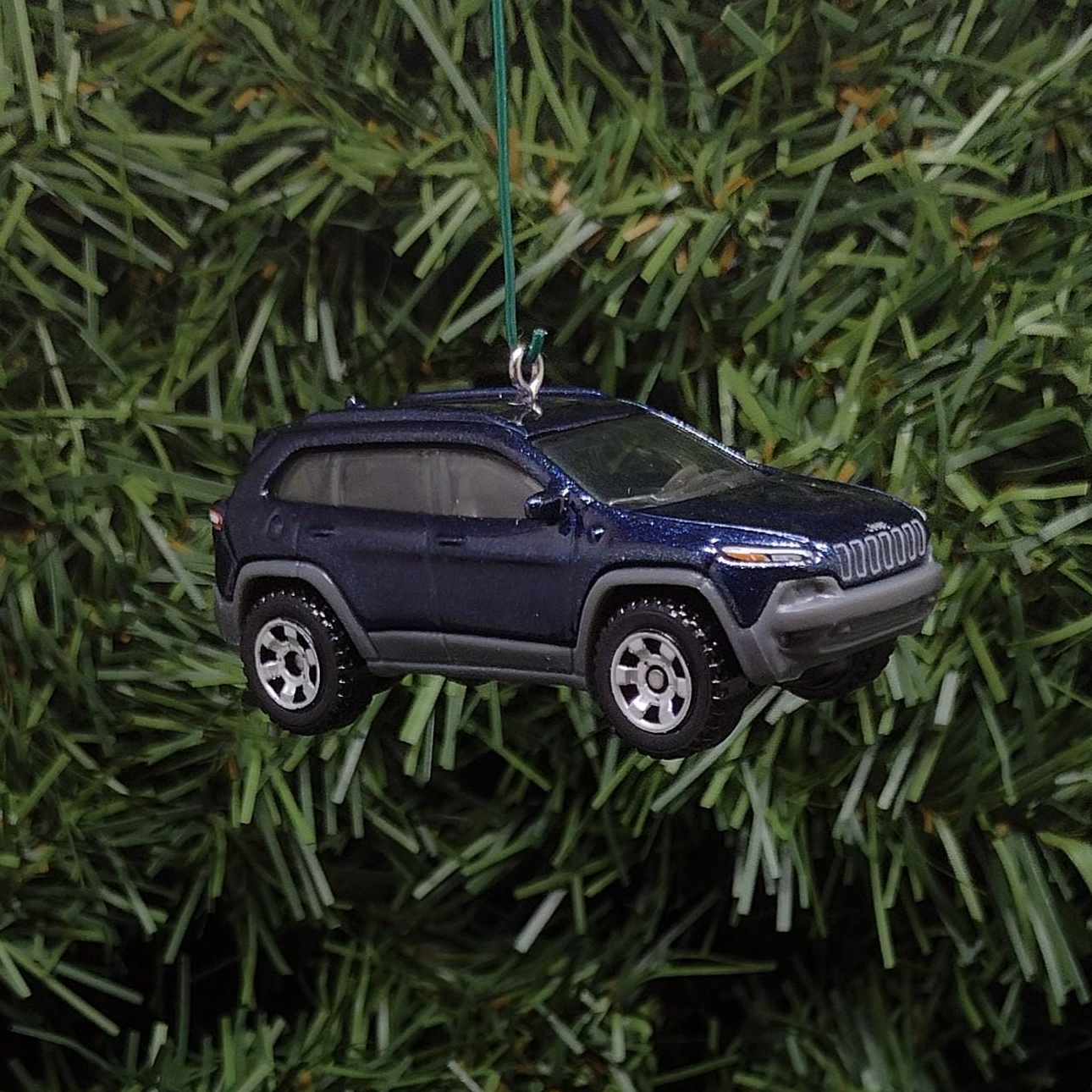 JEEP CHEROKEE Ornament Christmas Gift Xmas Decoration 2014 Trailhawk Blue