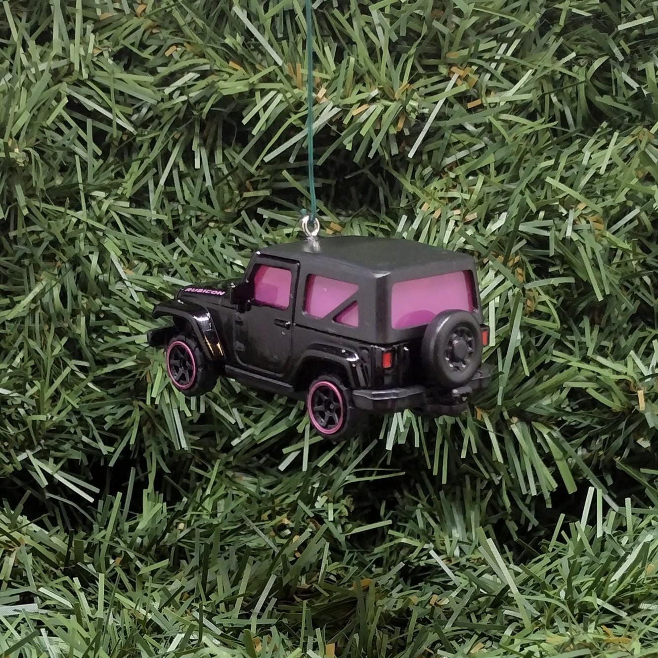 JEEP WRANGLER Ornament Christmas Decoration Unique Xmas Gift Idea Black Pink