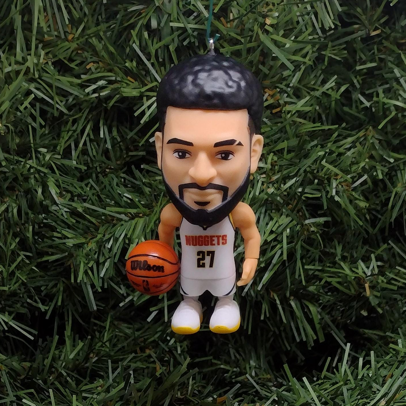 DENVER NUGGETS Ornament Jamal Murray Christmas Decoration NBA Basketball Figure Unique Gift Idea 3 inch